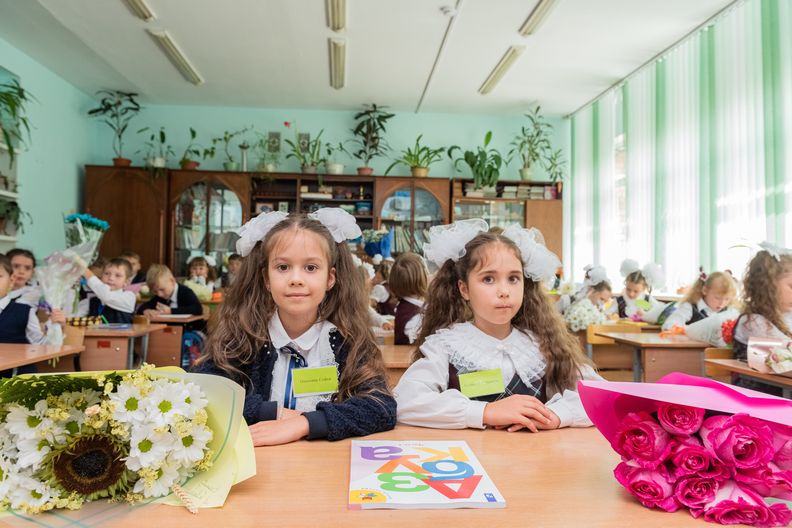 Съемка первоклашек в классе. Семейный и свадебный фотограф во Владивостоке