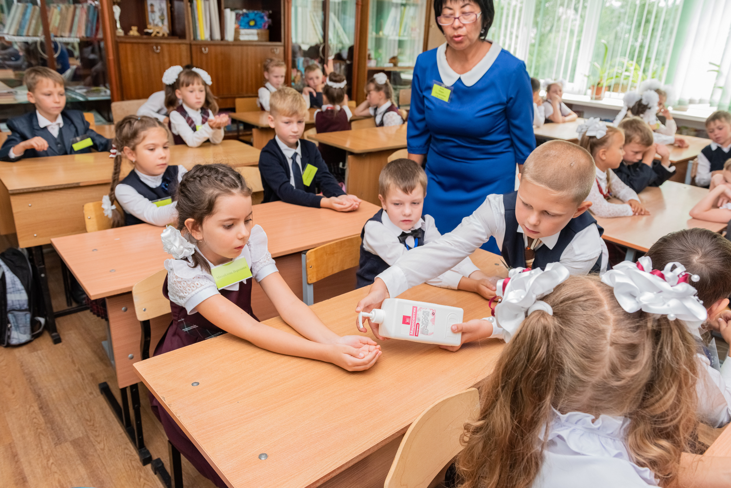 Съемка первоклашек в классе. Семейный и свадебный фотограф во Владивостоке