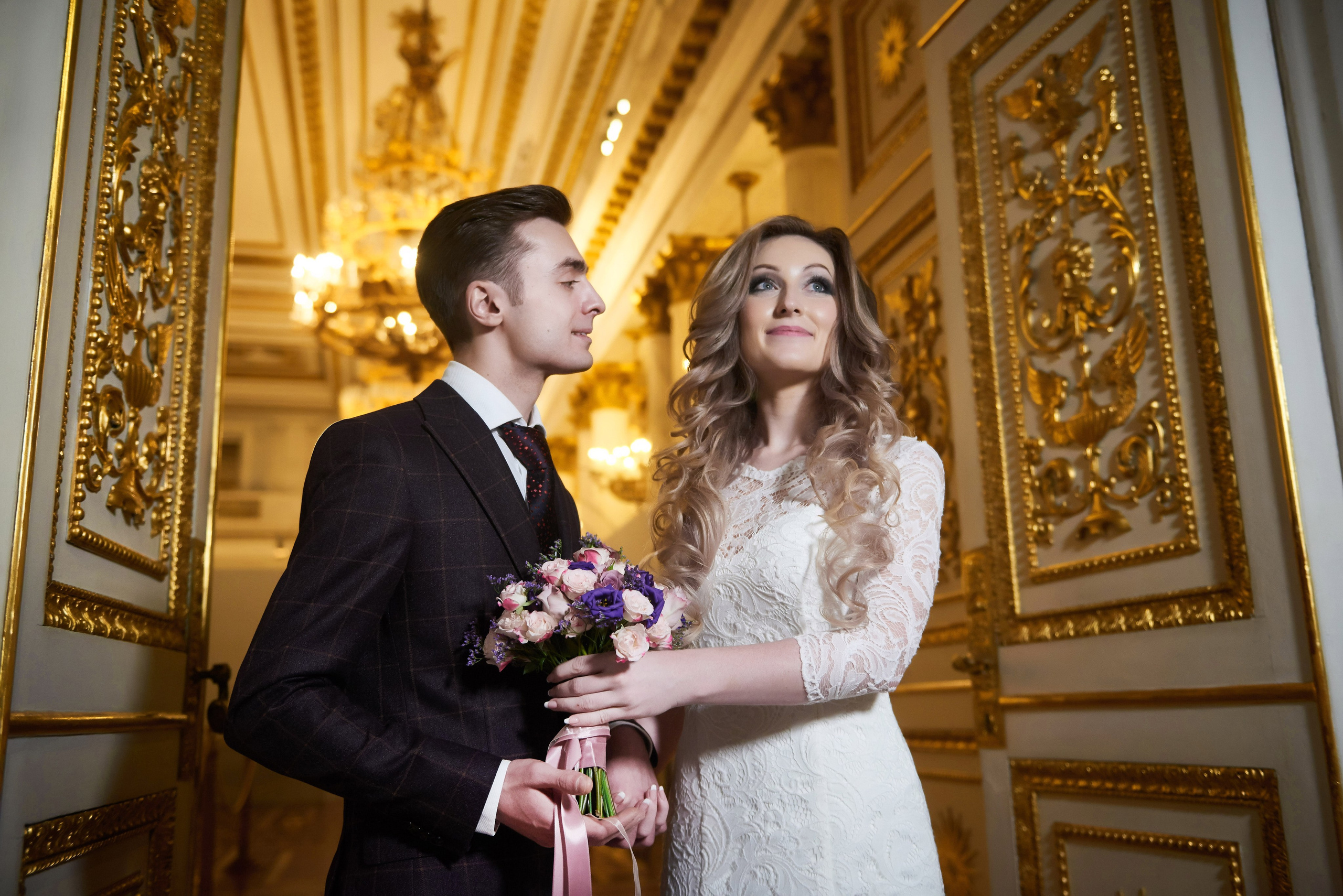 Илона и Андрей (фотосессия в ночном Эрмитаже). Портретный, семейный и свадебный фотограф в Санкт-Петербурге и в Пушкине Ширяев Денис