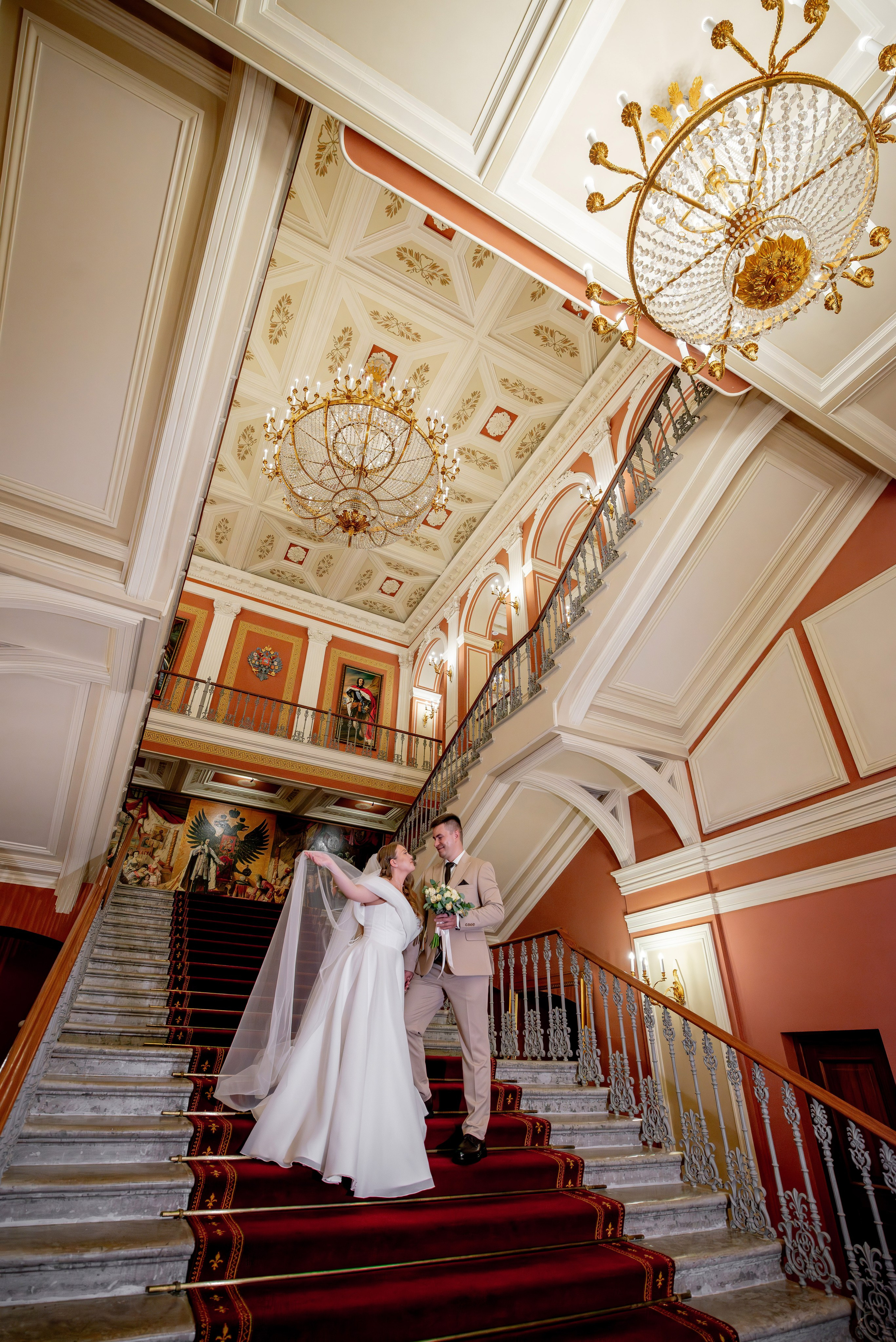 Надежда и Леонид (отель Талион Империал, Дворец Елисеевых). Портретный, семейный и свадебный фотограф в Санкт-Петербурге и в Пушкине Ширяев Денис