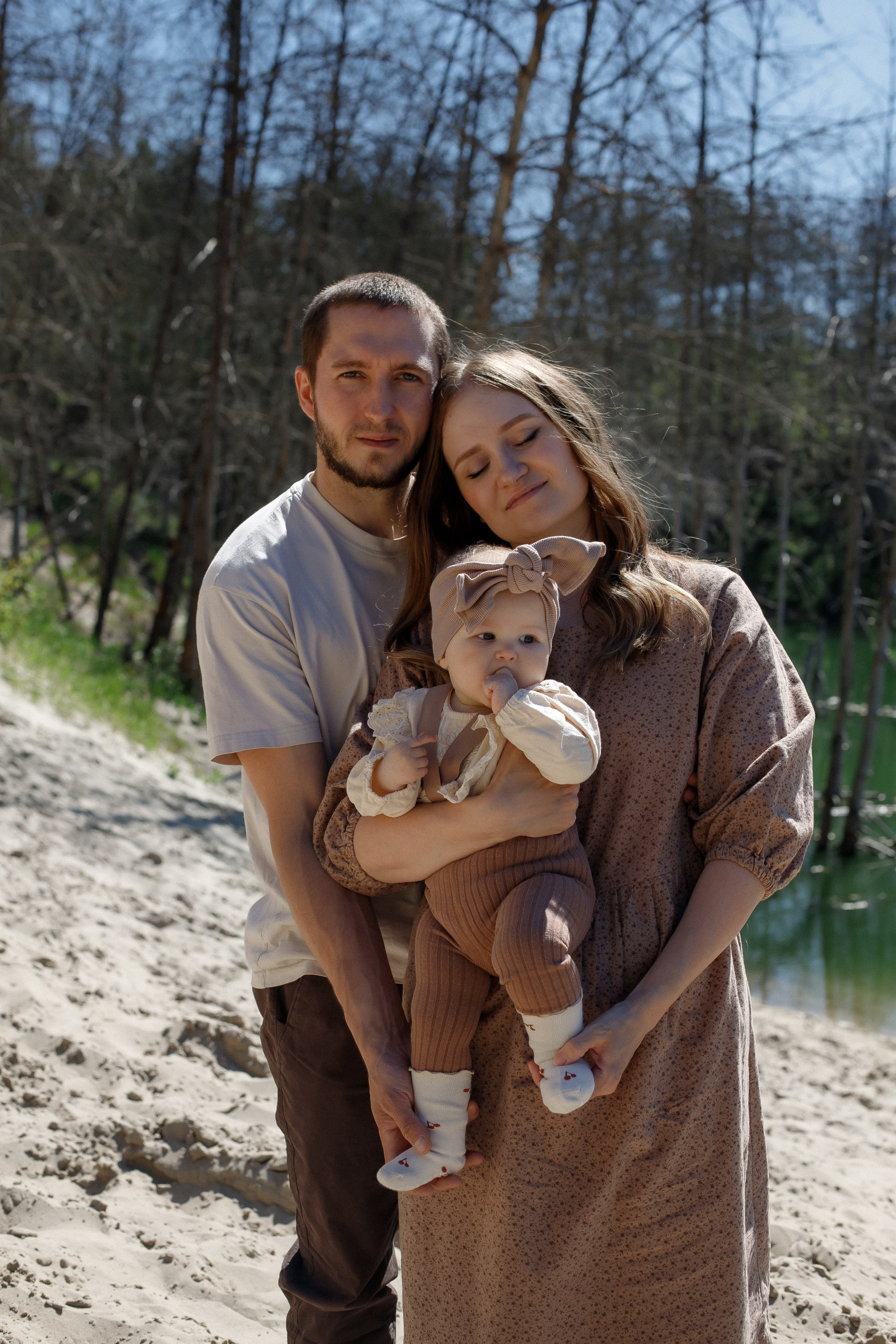 Семейная съемка на карьере. Фотограф Карпачан Анастасия
