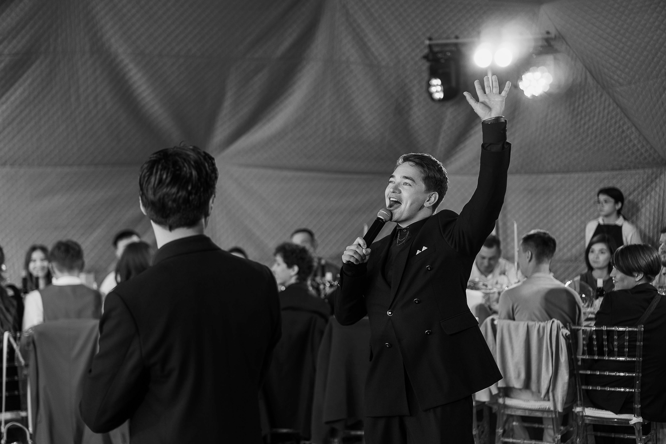 Ведущие Айнур Шайхайдаров и Азамат Рахимов