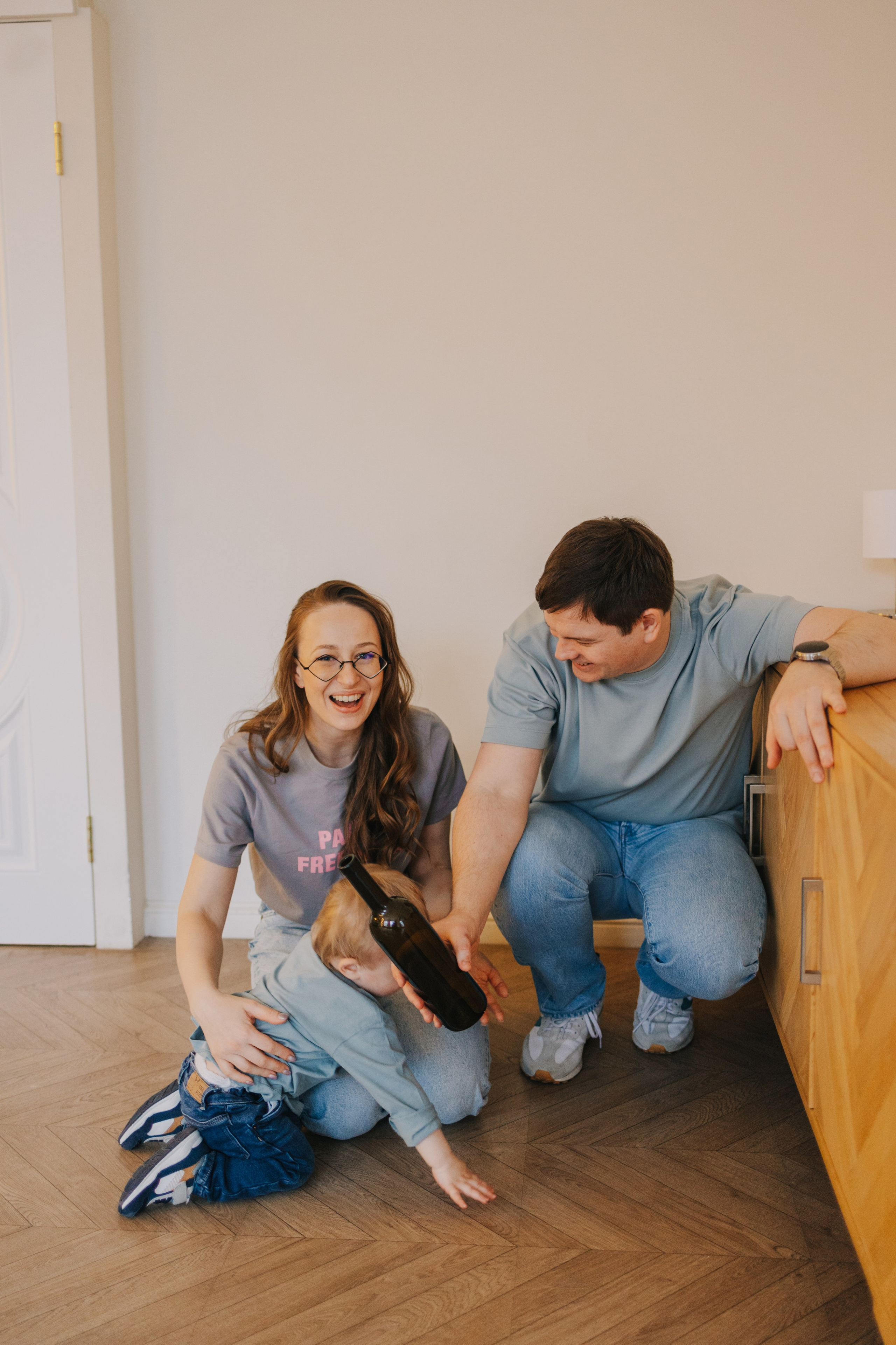 Большая семья. Домашняя фотосессия