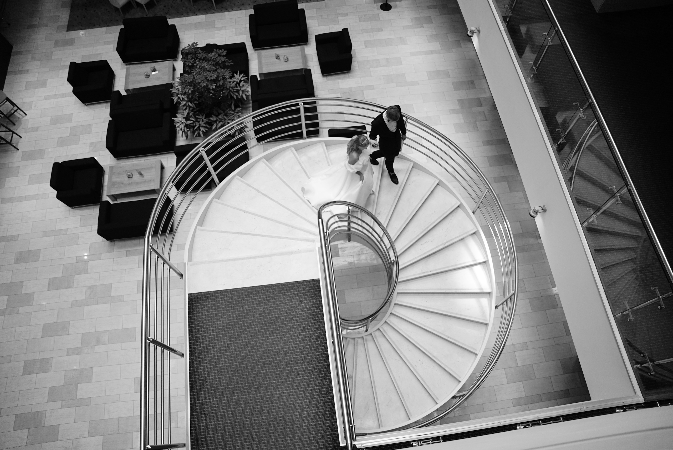 Никита и Галина чб. Свадебный фотограф в Самаре Анна Ковалева