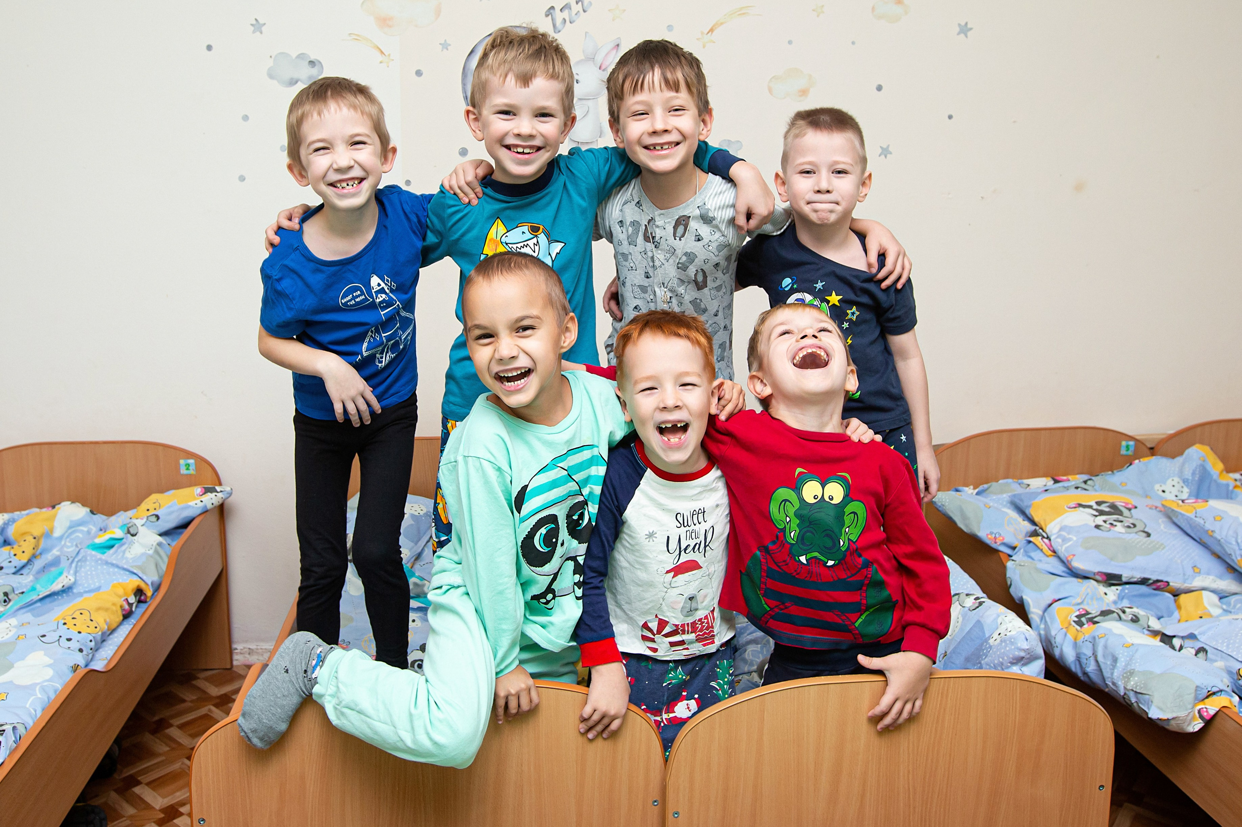 Спальня в детском саду. Свадебный, семейный, детский фотограф в Санкт-Петербурге