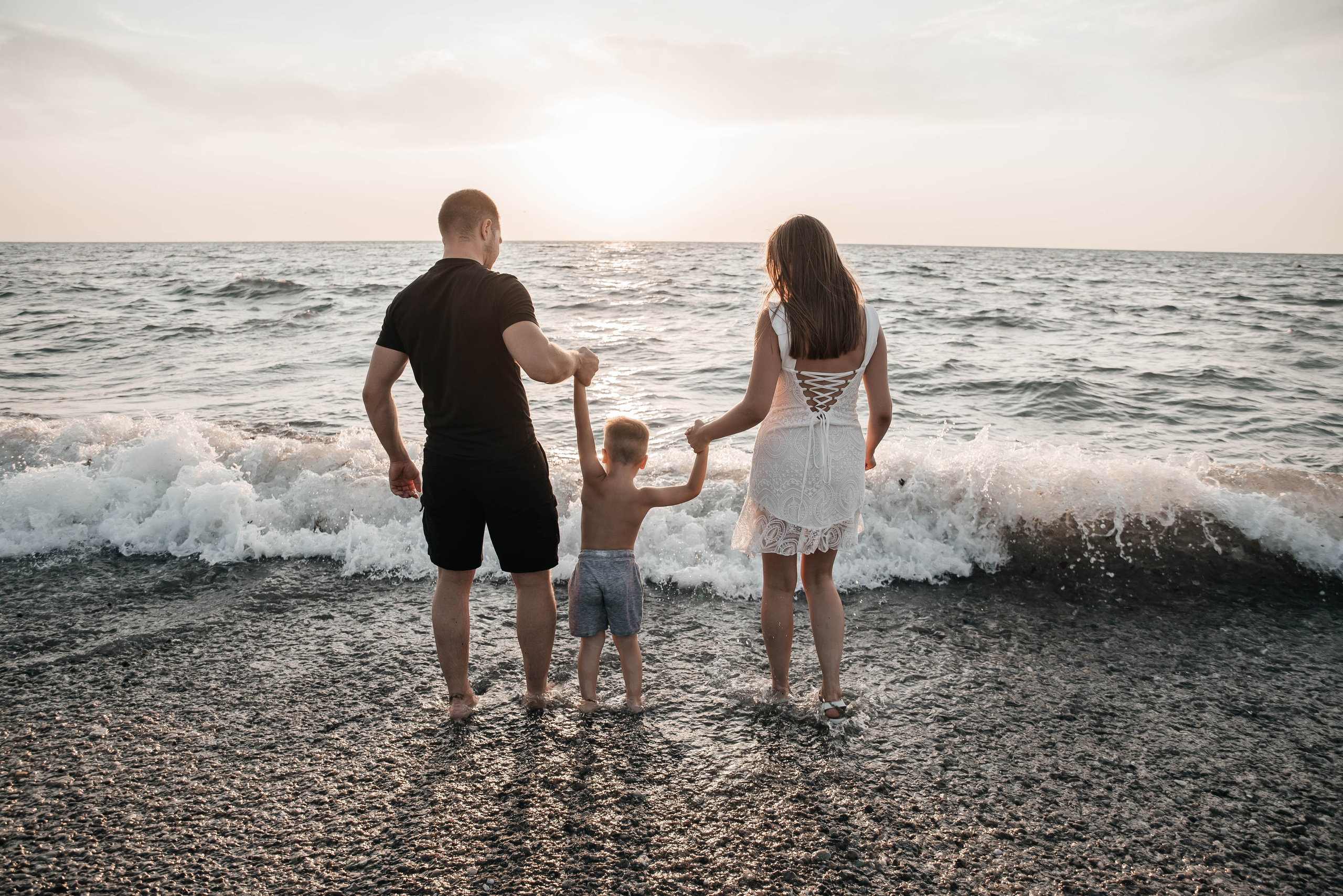 Аня, Саша, Дима. Фотограф Людмила Федотова