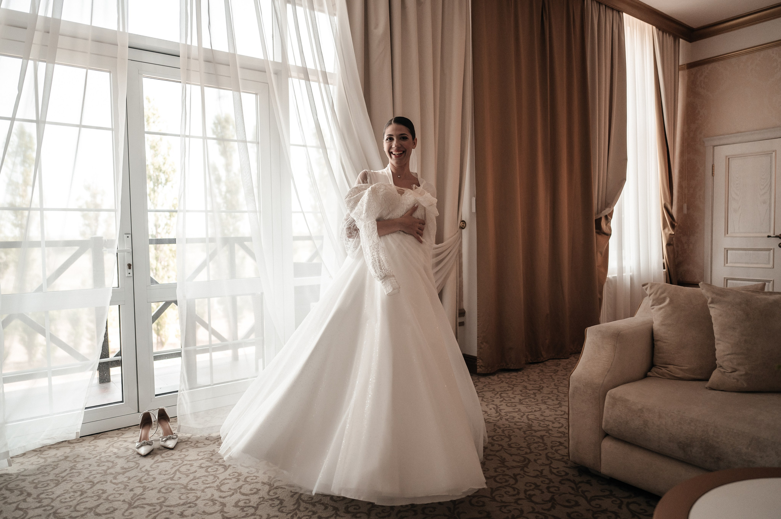 Максим и Наталья. Сборы, прогулка. Фотограф Екатерина Бочарникова