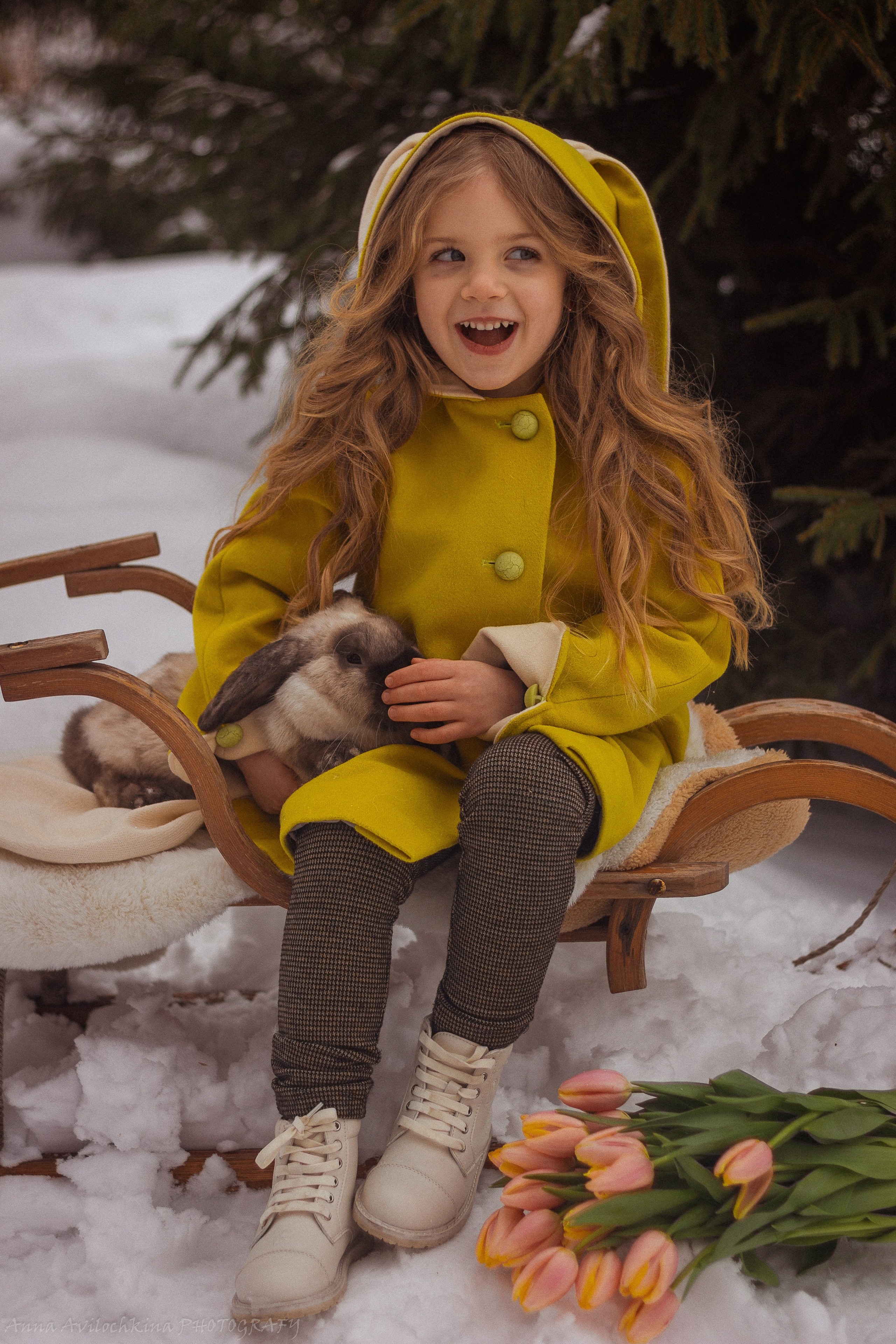 Фотосессия с животными. Семейный и свадебный фотограф в Москве и Домодедово Анна Авилочкина