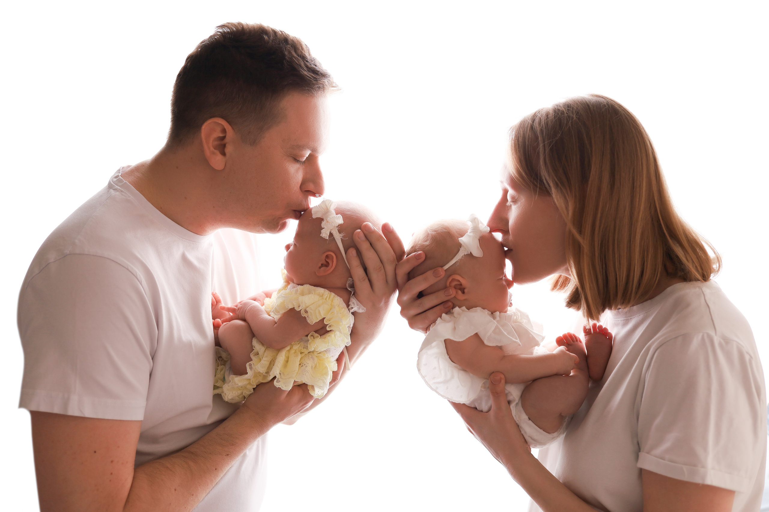 Близняшки. Фотограф новорожденных в Москве и Московской области Наталья Збиглей