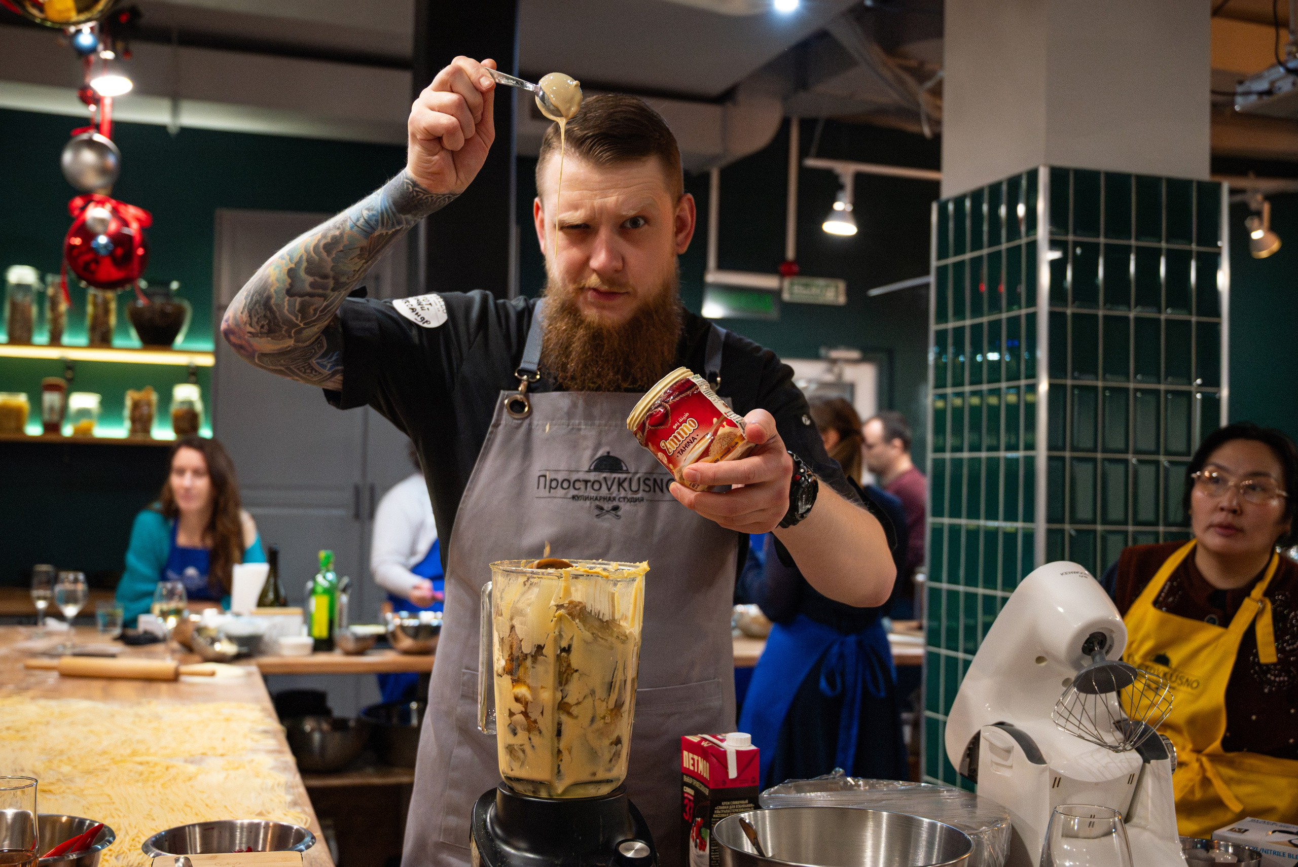 Кулинарный мастер класс. Фотограф мероприятий в Москве