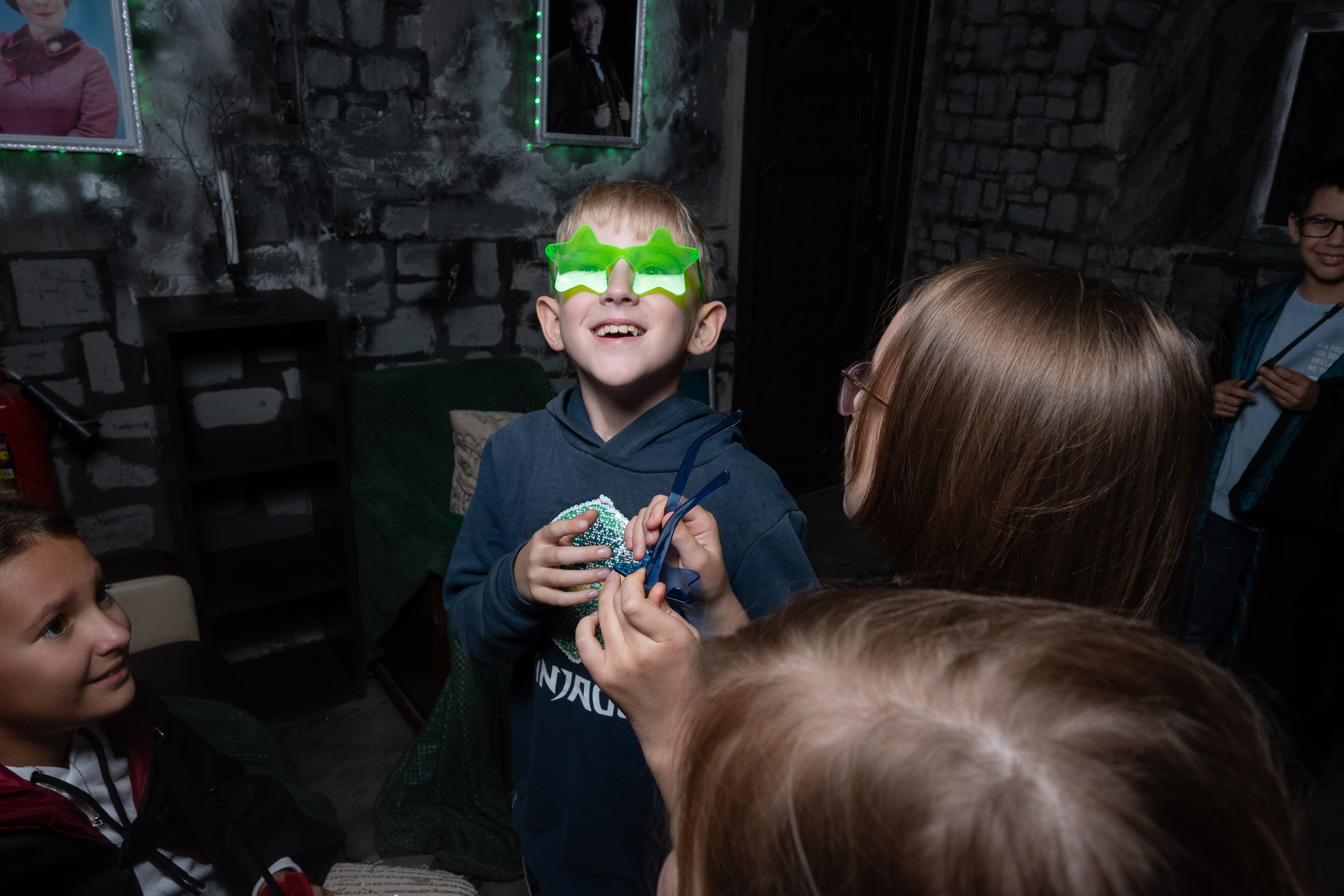 День рождения ребенка в «Подземелье Слизерин». Фотограф мероприятий в Москве