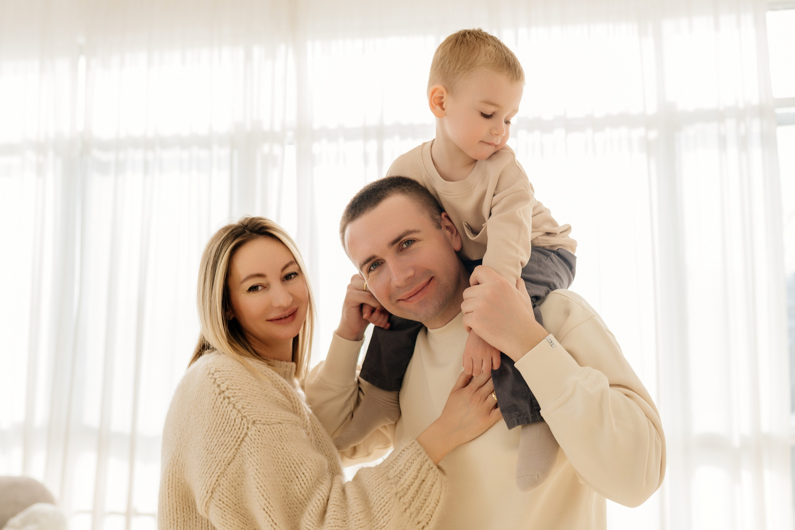 Ольга, Дмитрий и Ваня. Свадебный фотограф в Москве Анна Полушина