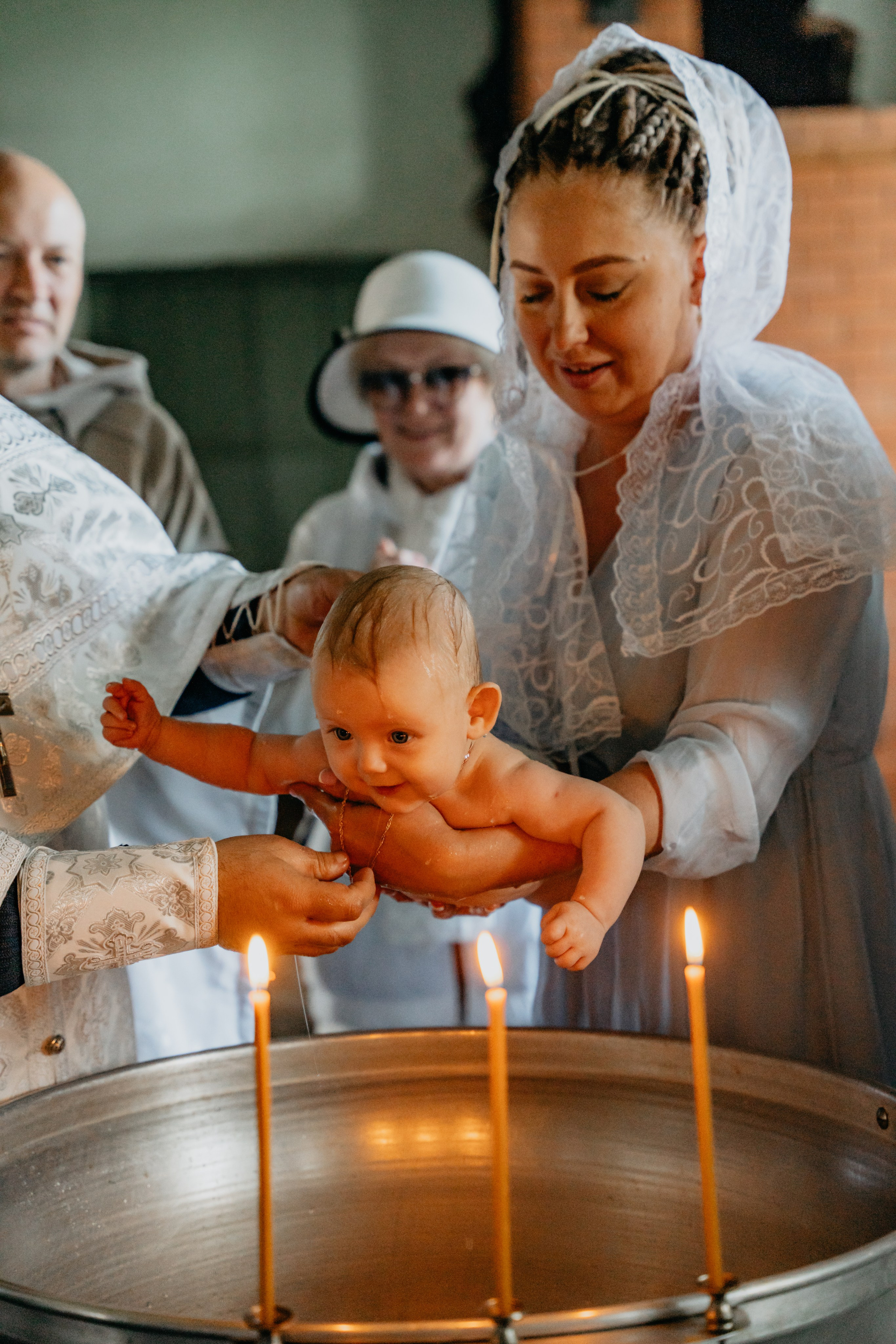 Таинство крещения в с. Великорецкое