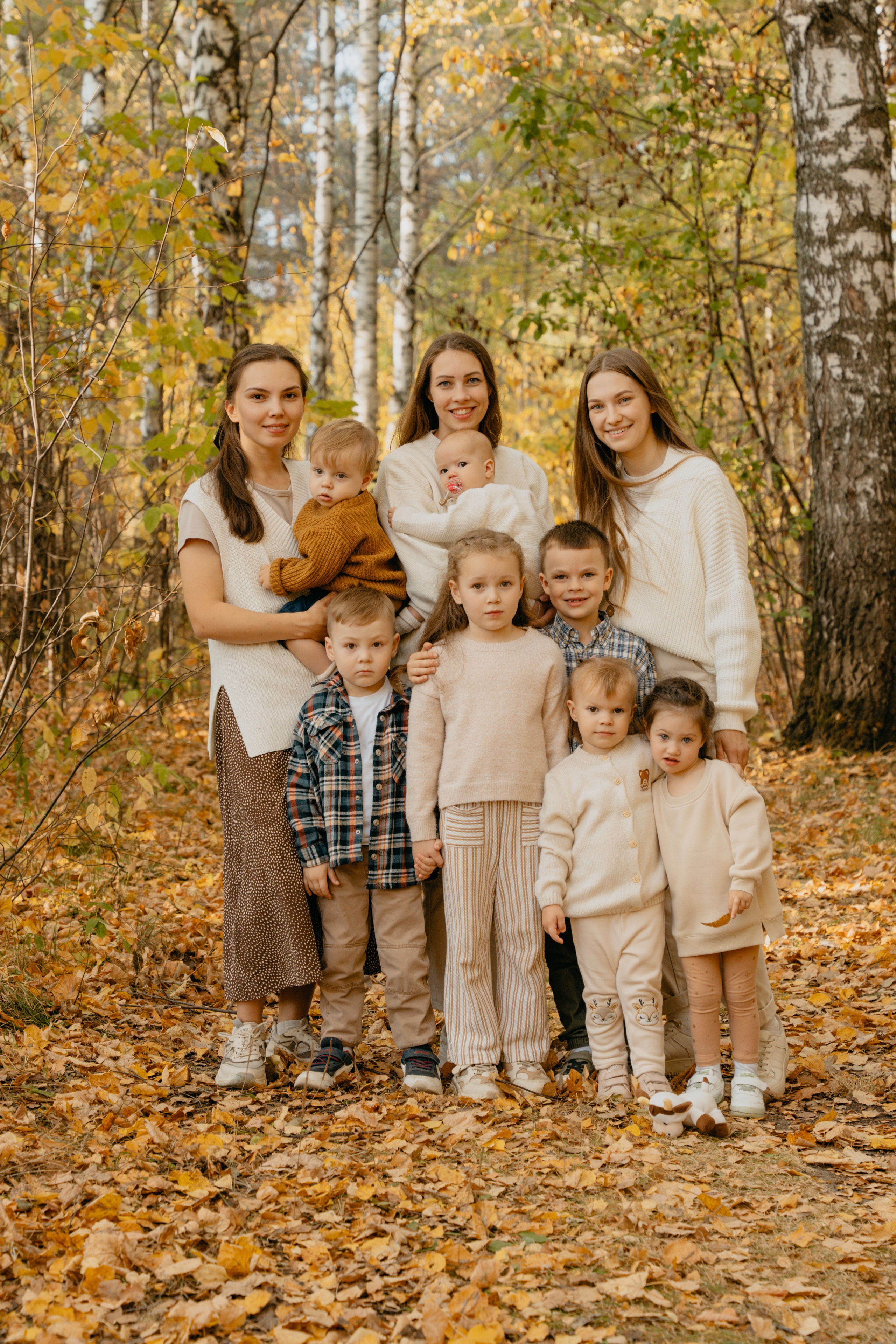 Осенние краски в закате солнца