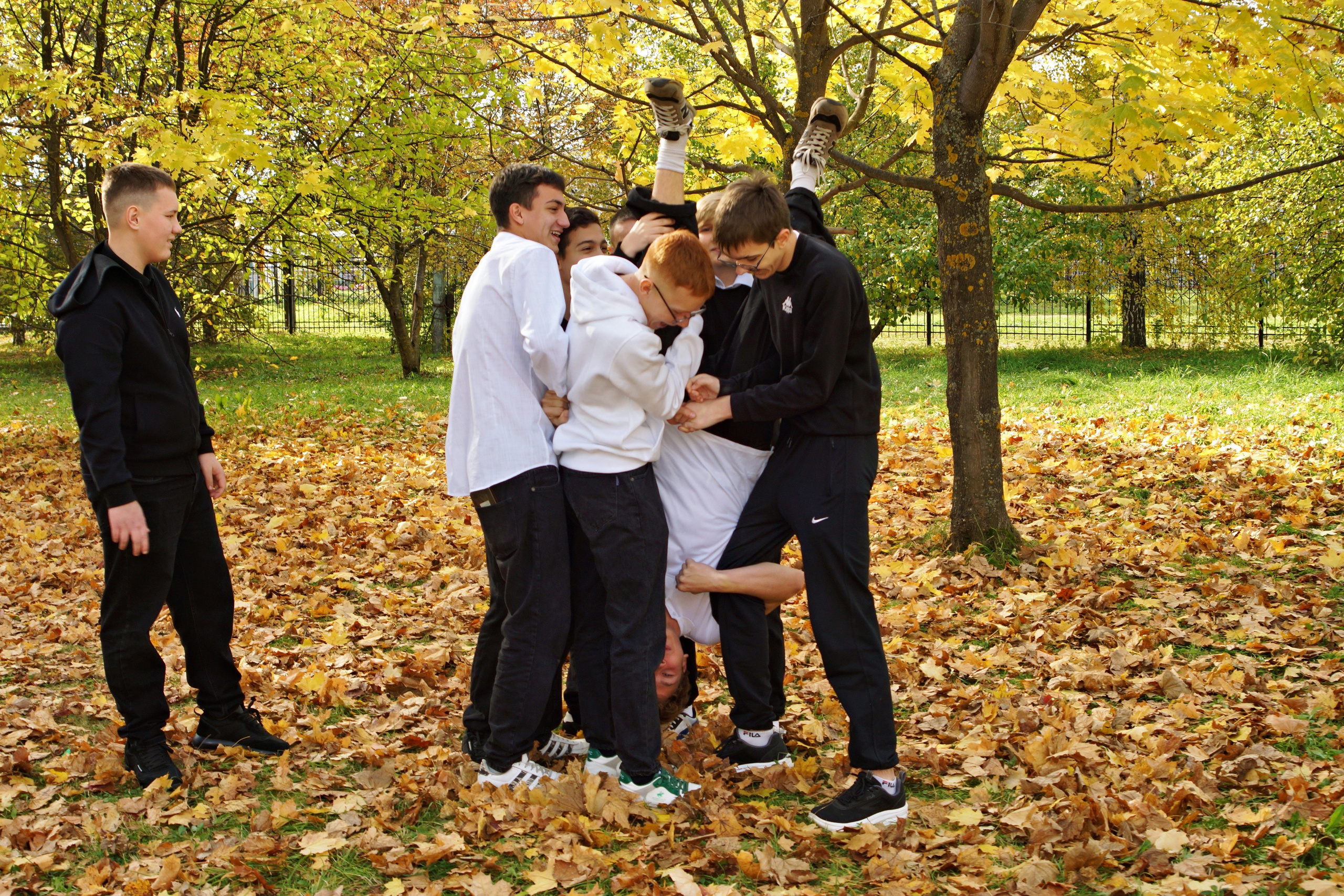 Осенняя фотосессия в школе г. Йошкар-Ола