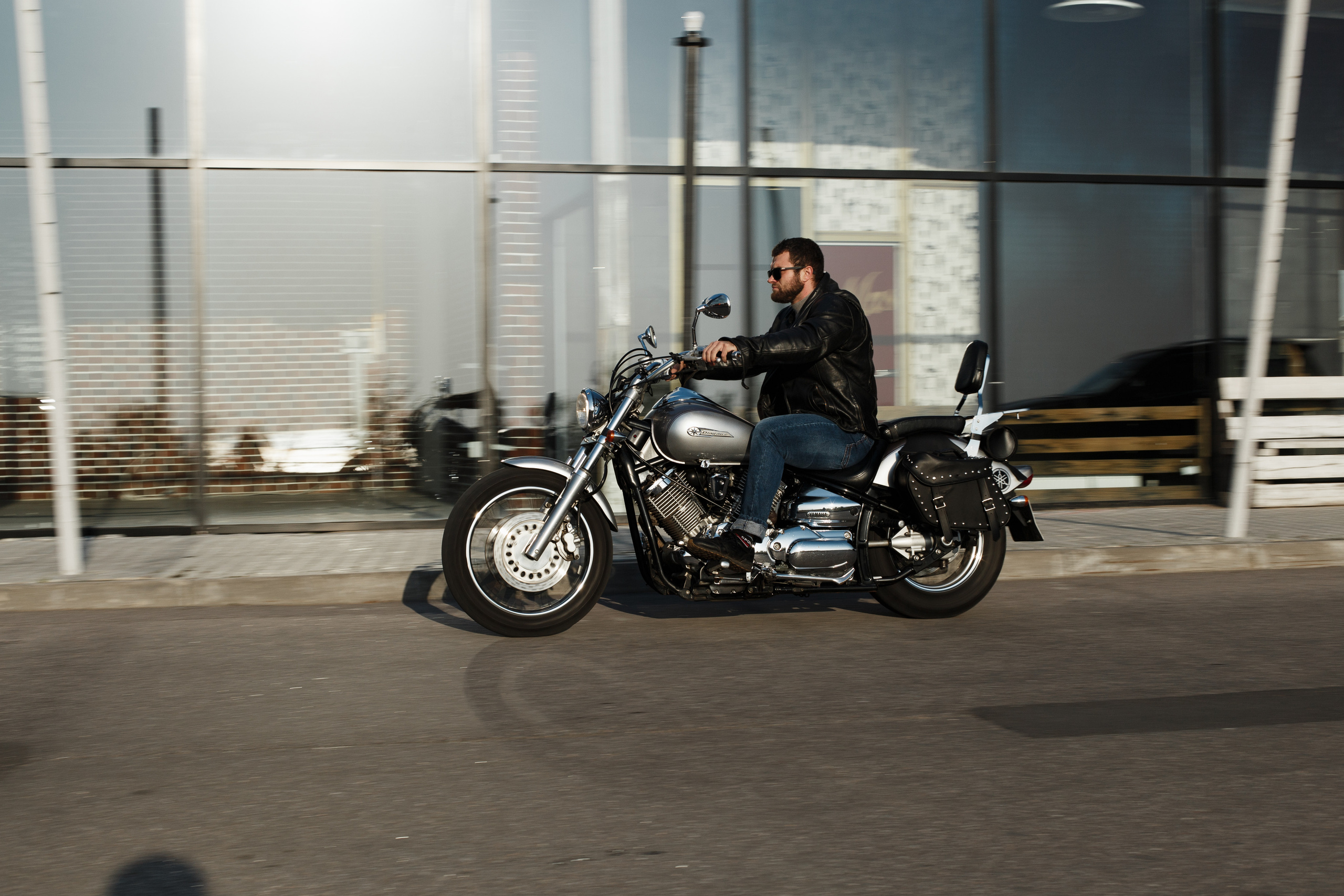 байк фотосессия с мотоциклом