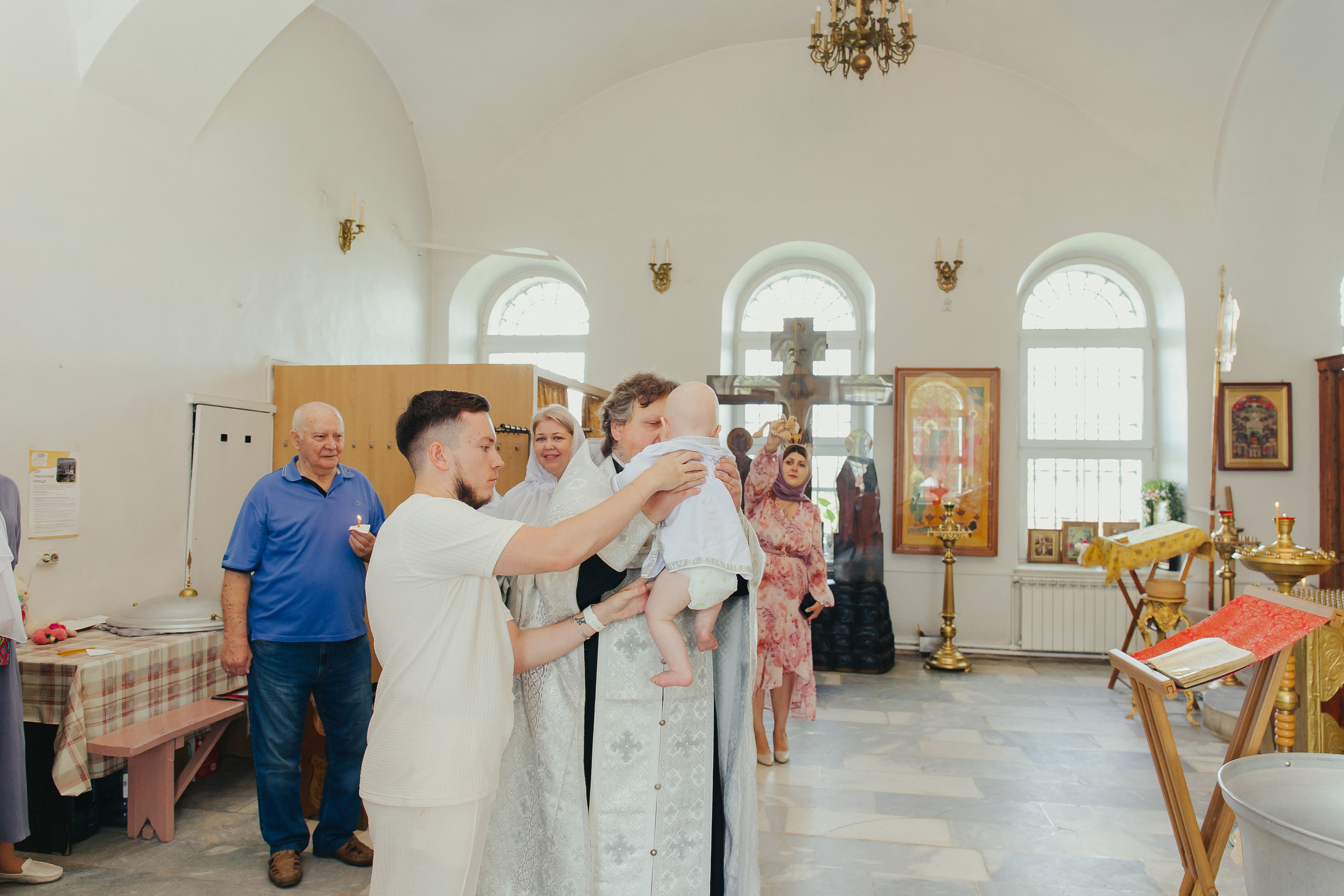 Фотосъемка Крещения в Сергиевом Посаде. Фотограф новорожденных и детский в Сергиевом Посаде Кругликова Юлия