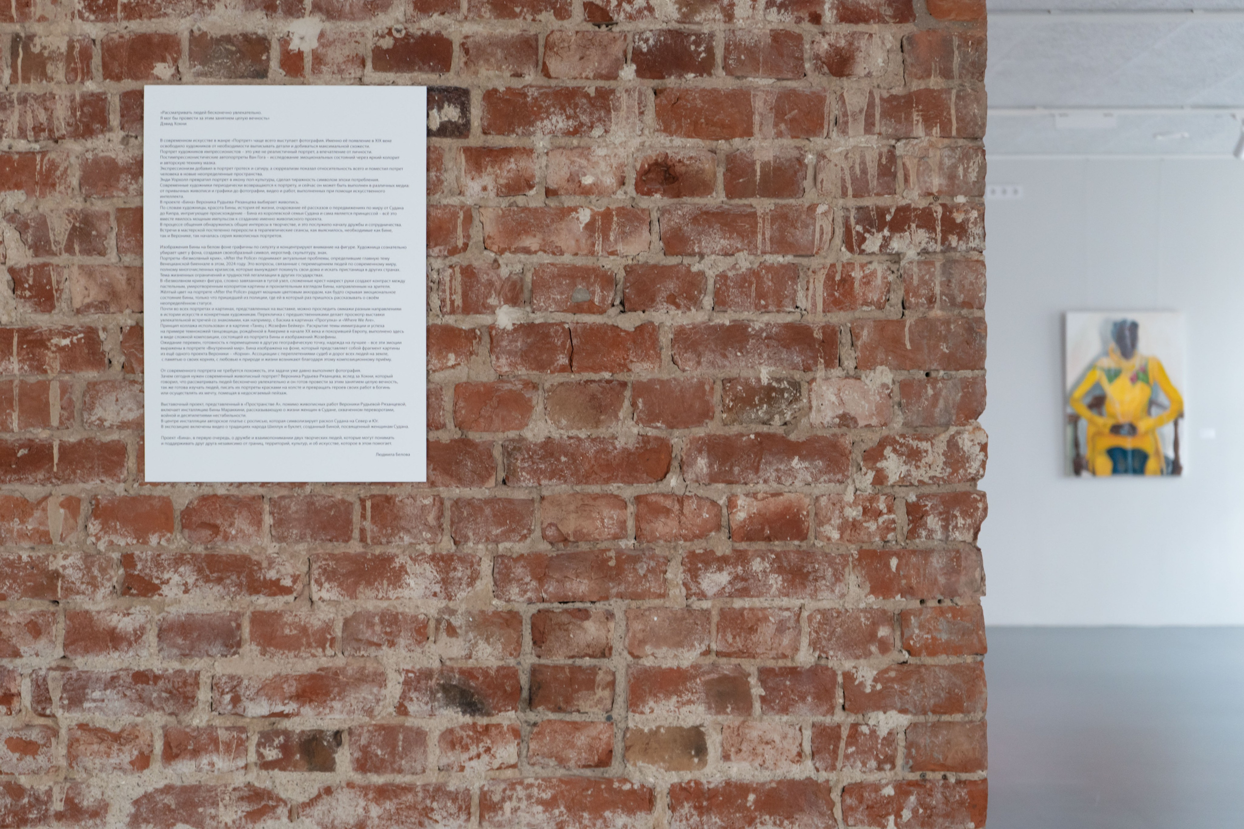 Экспозиция «Бина» Вероники Рудневой-Рязанцевой. Юля Мурашова портретный и документальный фотограф