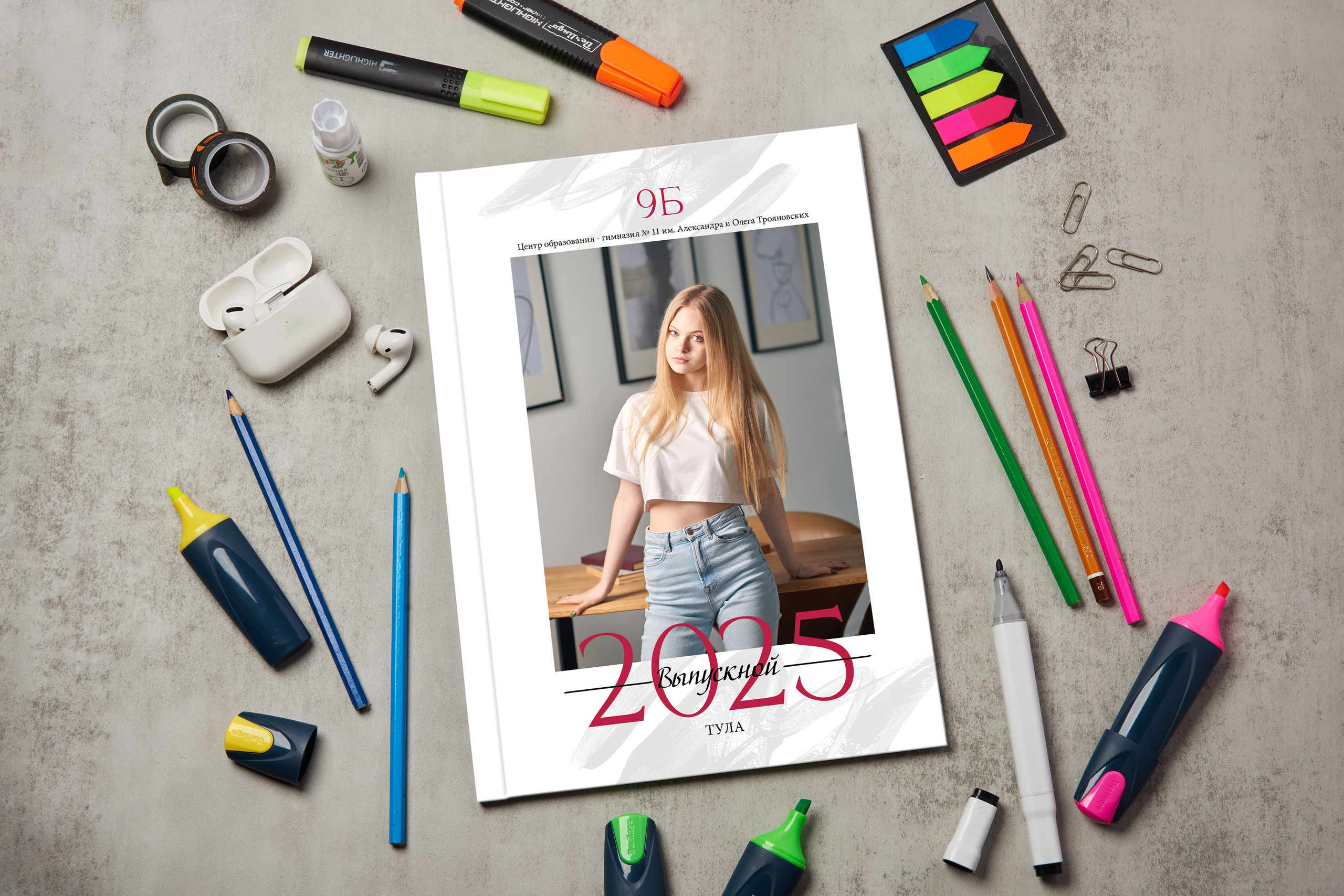 Альбомы постраничные с общим набором фотографий. Школьный фотограф в Туле Владимир Греков. Выпускные альбомы