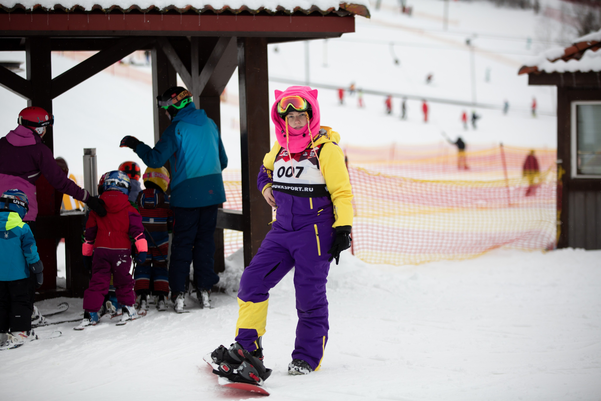 Сноуборд и лыжи для «Work&Sport». Снимаю съемки