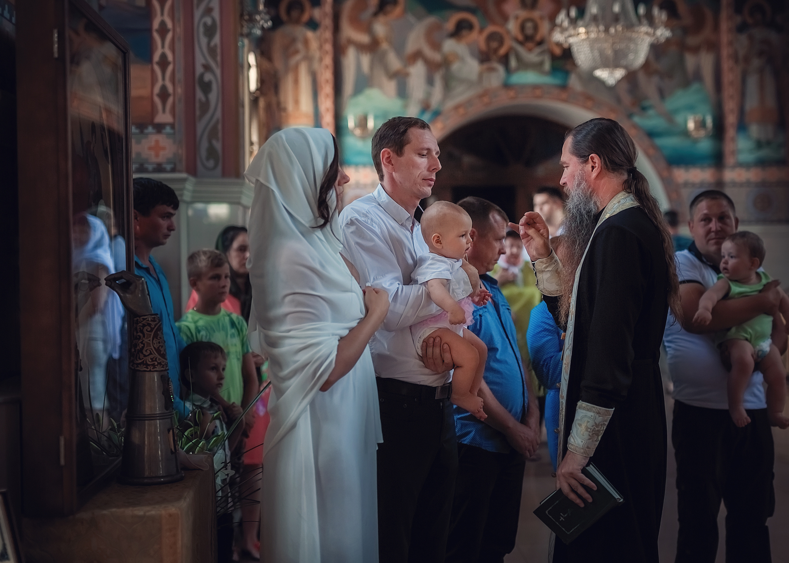 Крещение в ст. Новодонецкой. Семейный и детский фотограф Екатерина Савёлова