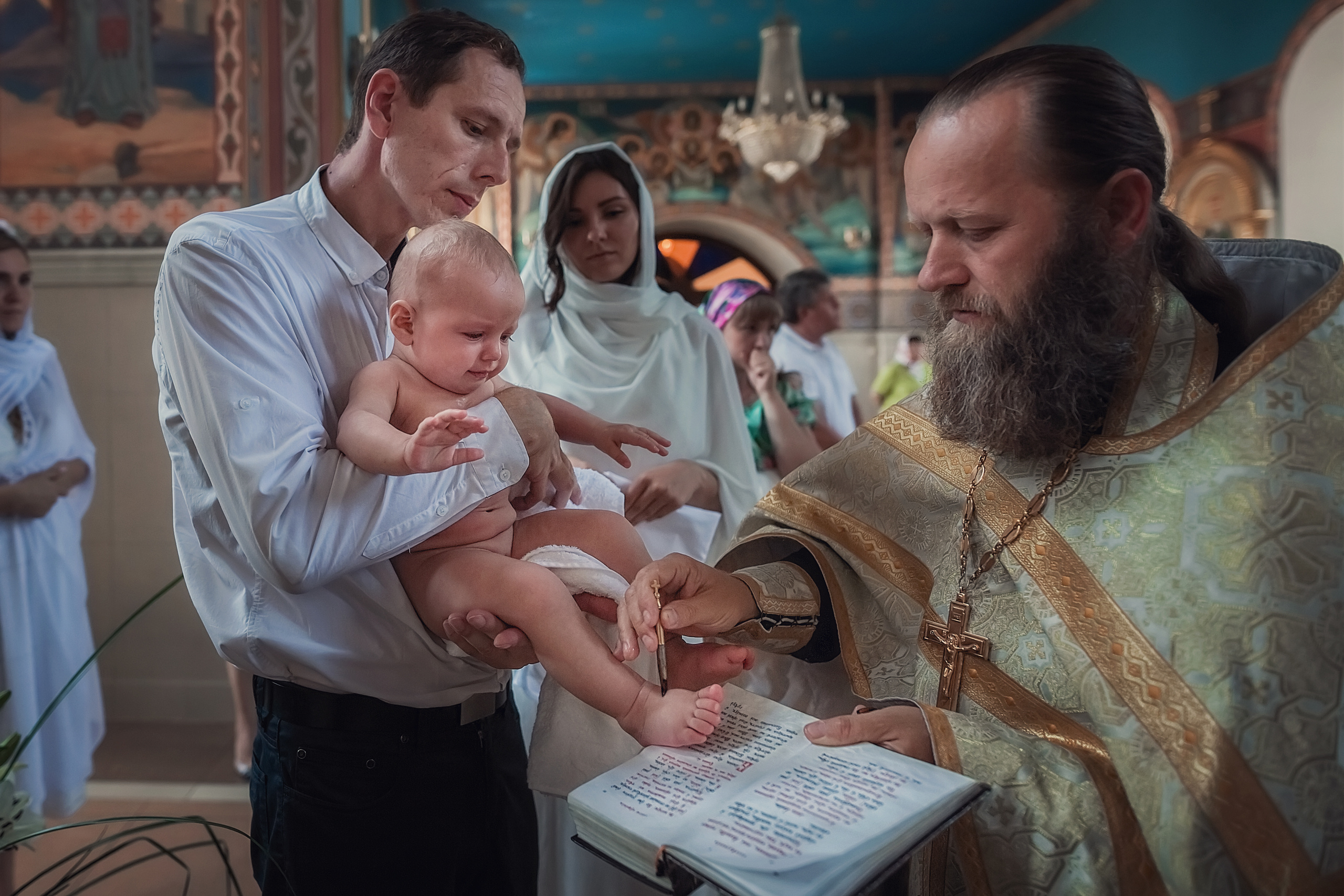 Крещение в ст. Новодонецкой. Семейный и детский фотограф Екатерина Савёлова