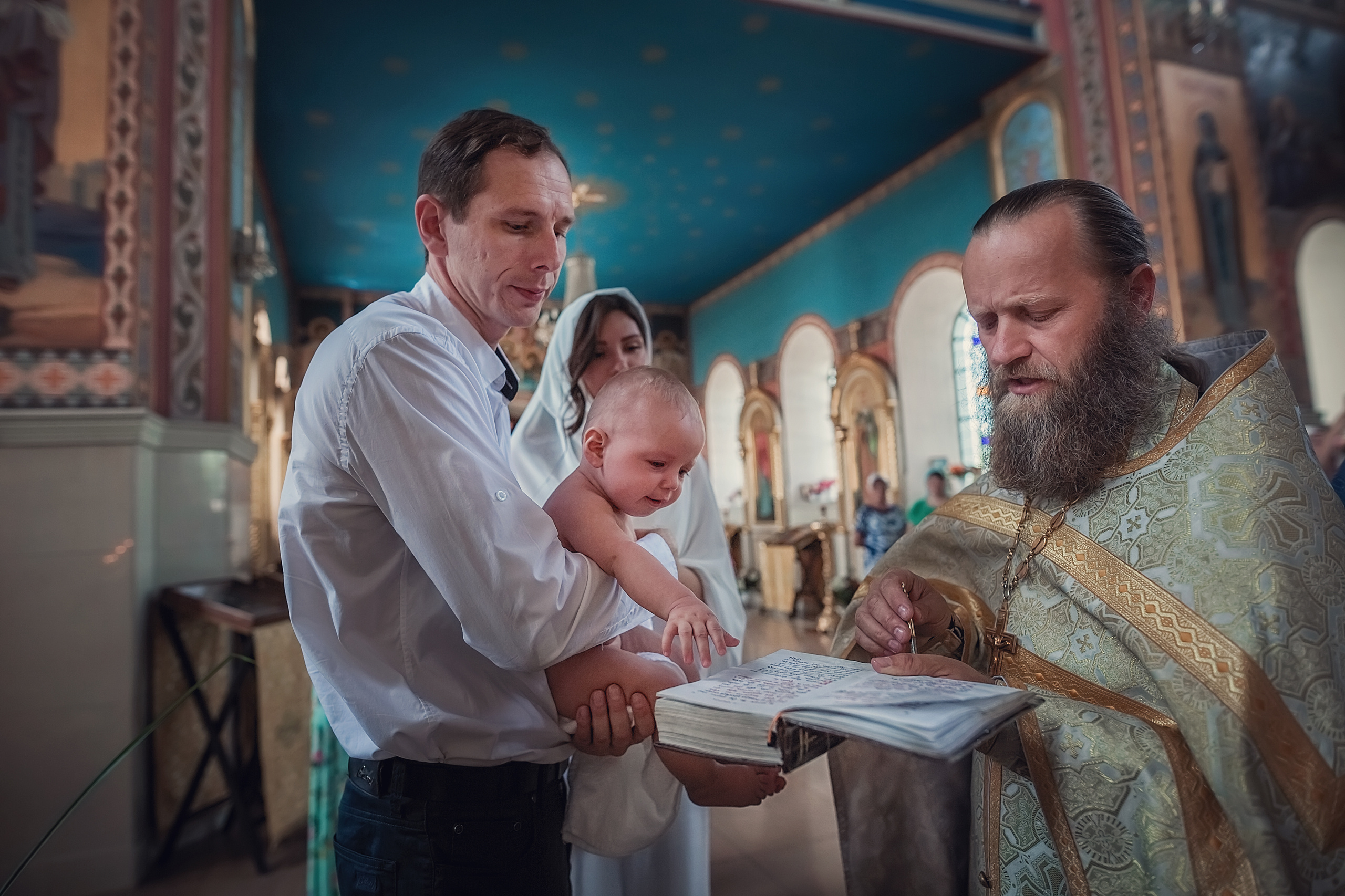 Крещение в ст. Новодонецкой. Семейный и детский фотограф Екатерина Савёлова