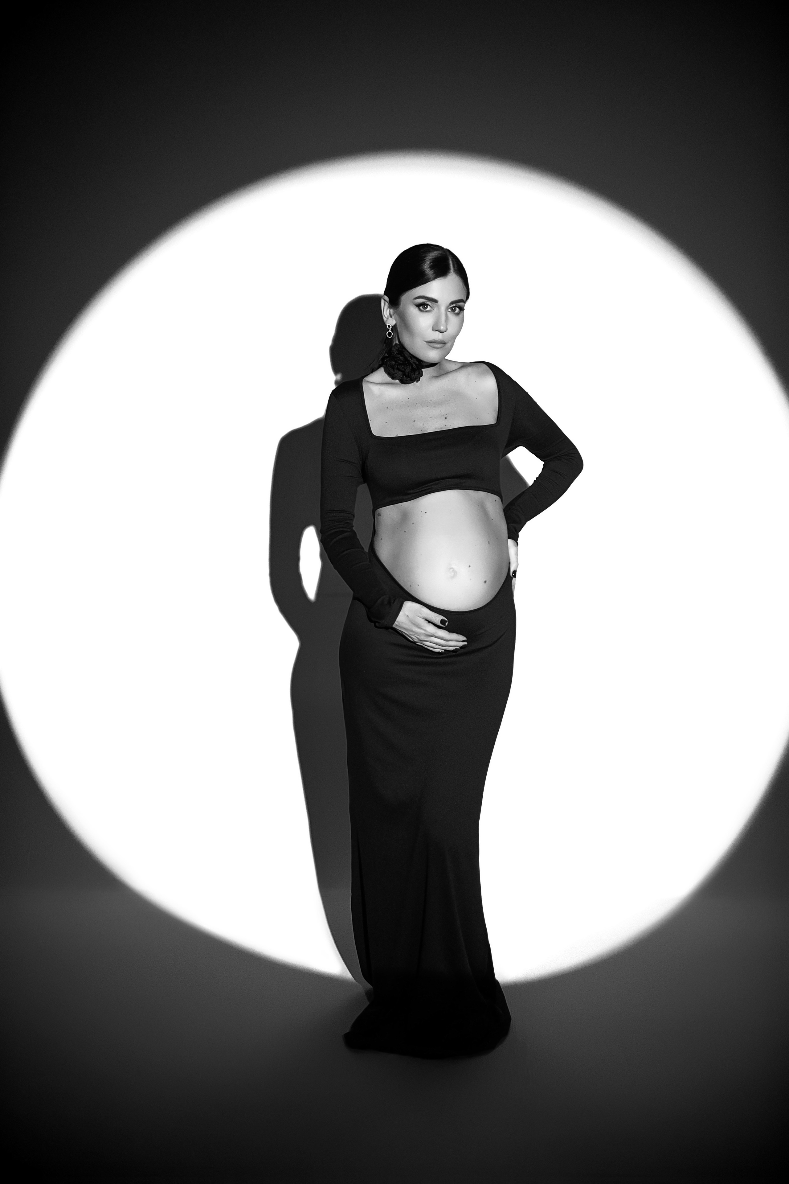 Черное платье. Фотограф Анна Качан