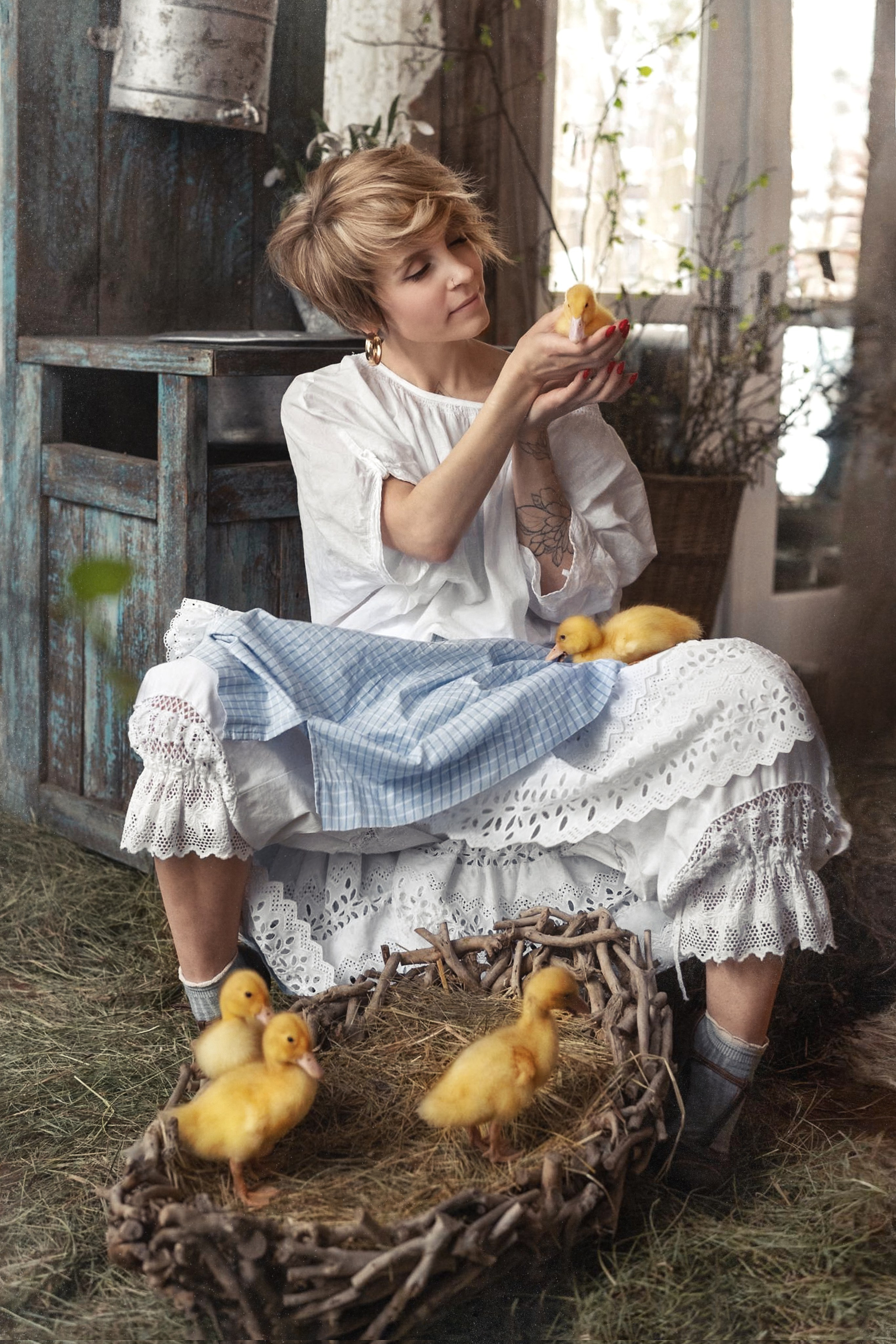 Весенняя фотосессия в Домике в лесу