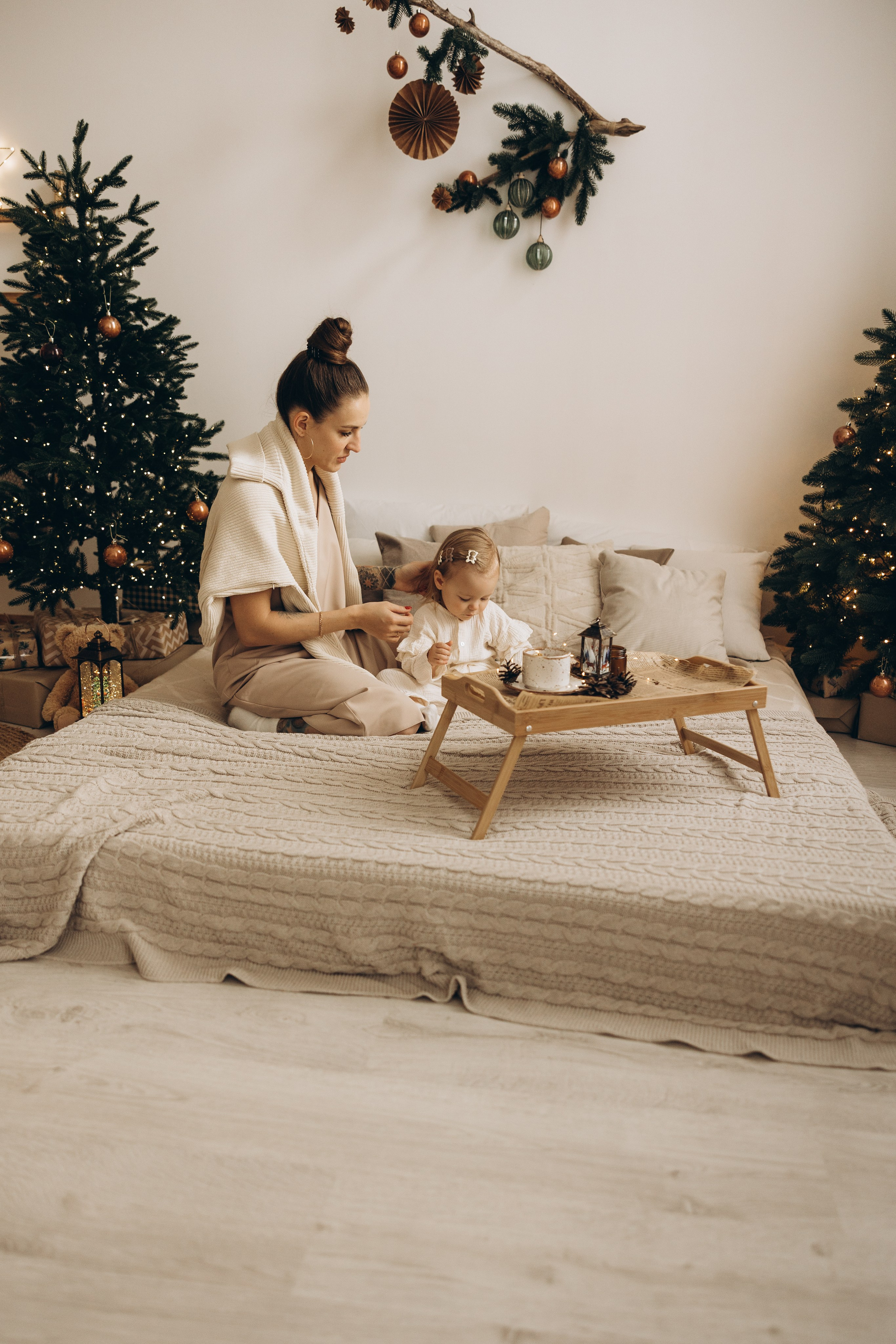 Ольга и Мирослава НГ. Семейный фотограф в Москве Виктория Ястребинская