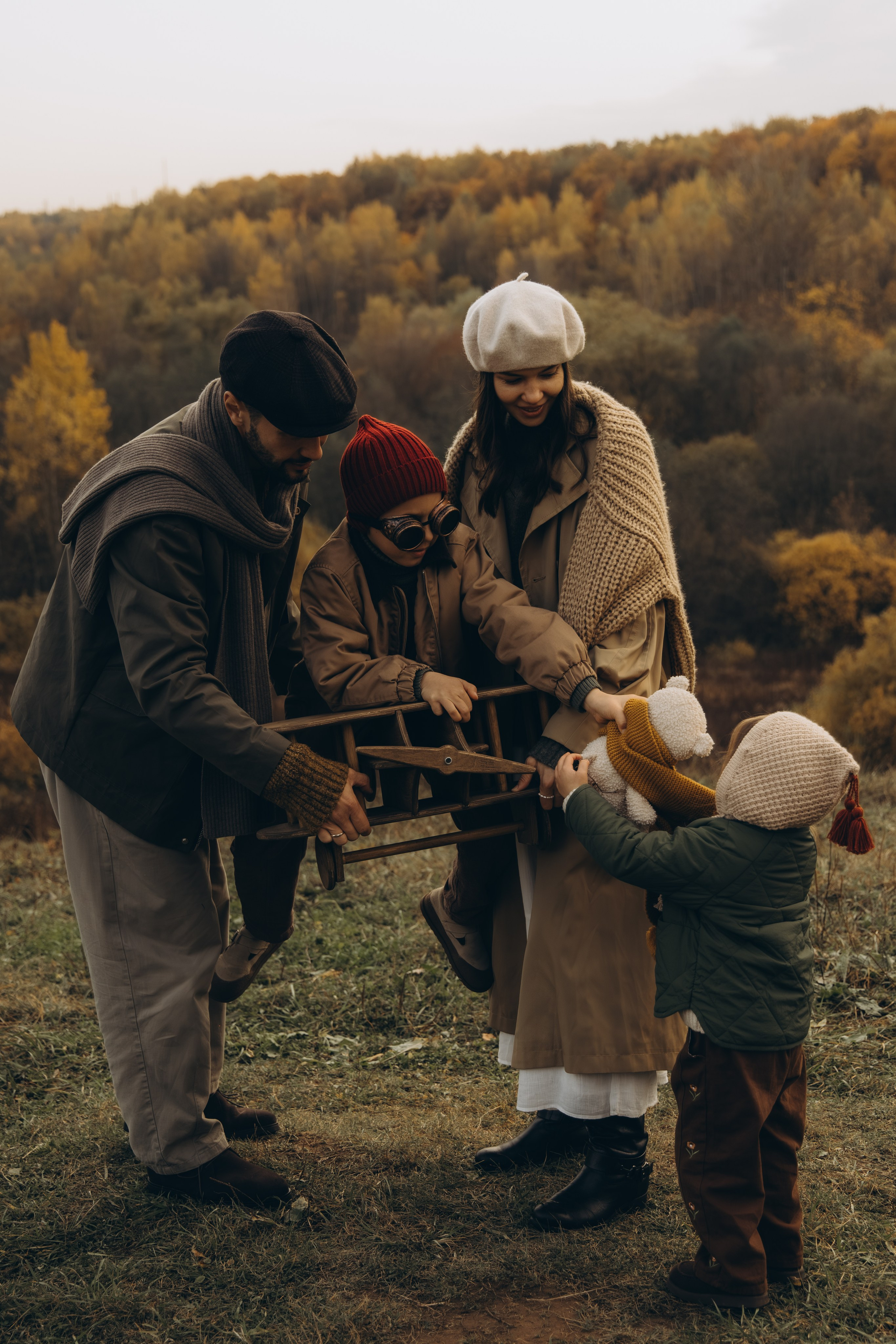 Теплая осенняя история. Семейный фотограф в Москве Лоншакова Кристина