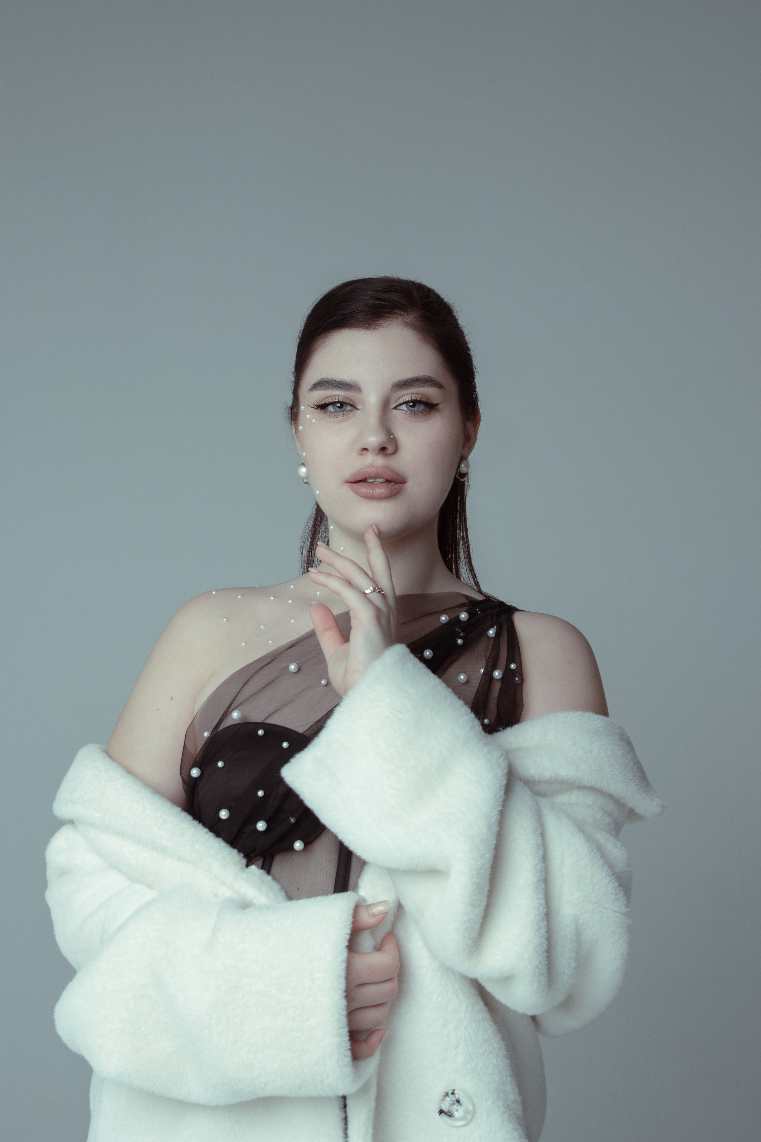 портрет в шубе