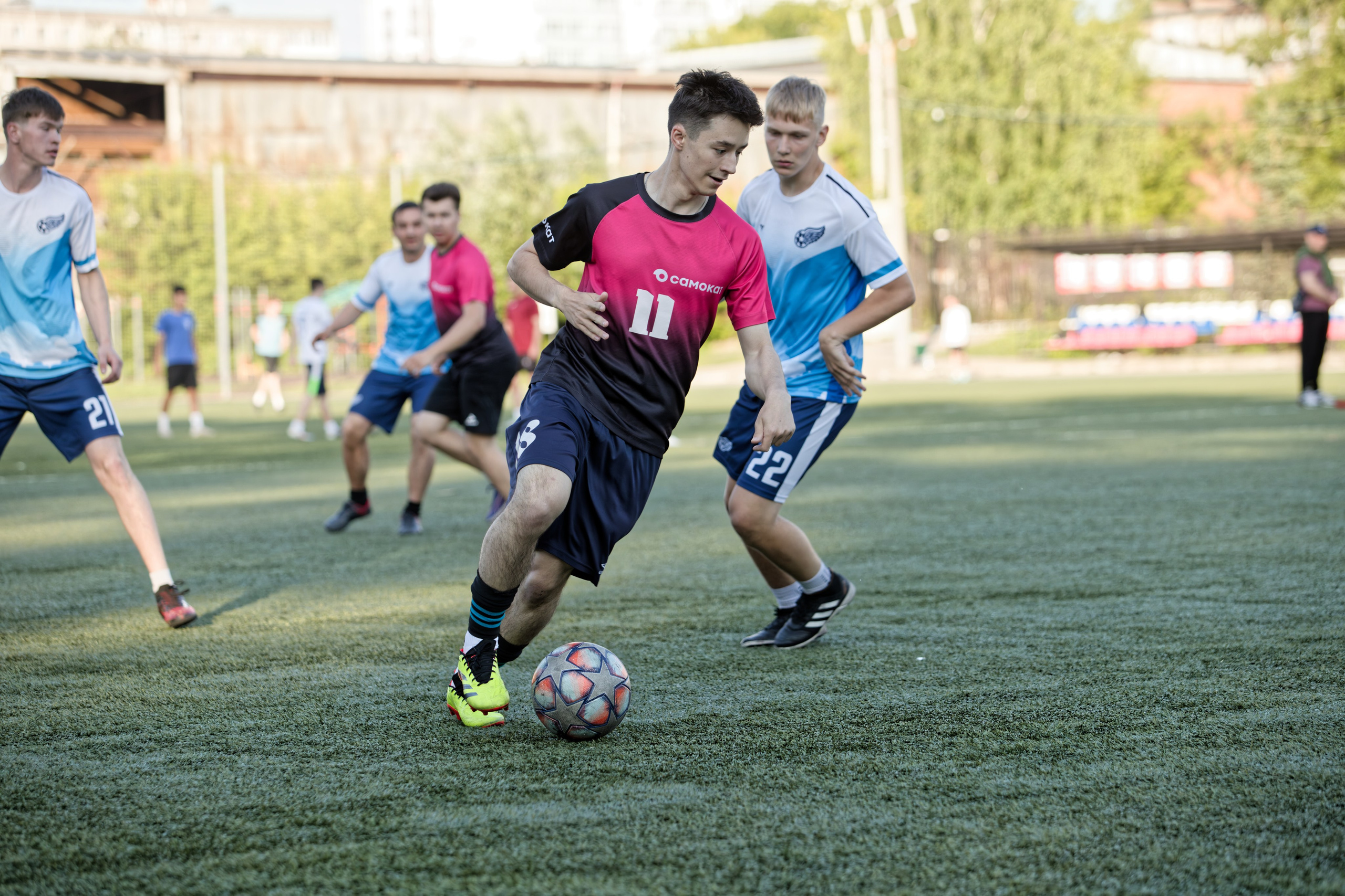 Любительская футбольная лига. Самокат-крылья. 25.06.2025. Репортажный и спортивный фотограф в г. Пермь Зильберг Павел