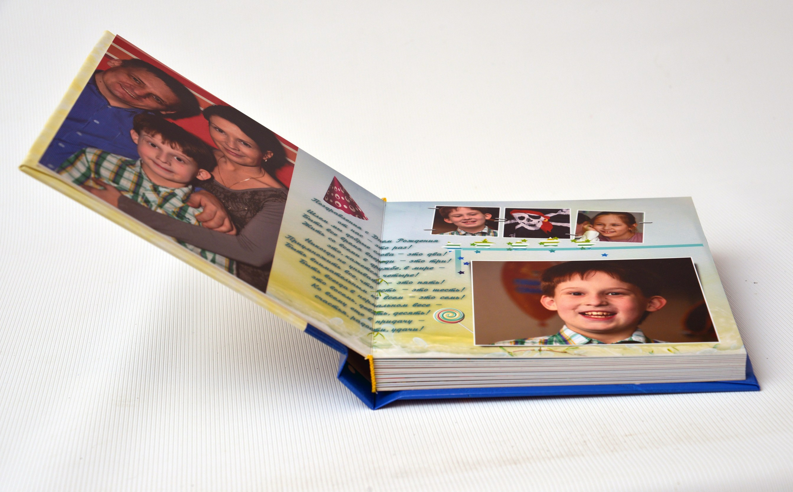 Фотокнига о Дне рождения ребёнка. Выпускные фотокниги, фотосъемка, видеосъемка в Челябинске и области