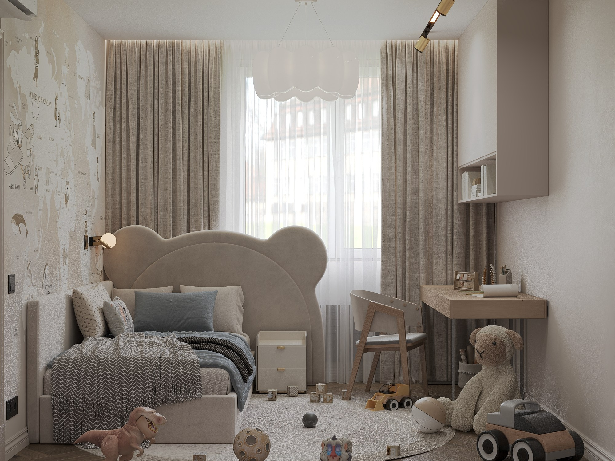 Г. Екатеренбург, ЖК Северное сияние 98 м². БК студия дизайна интерьера