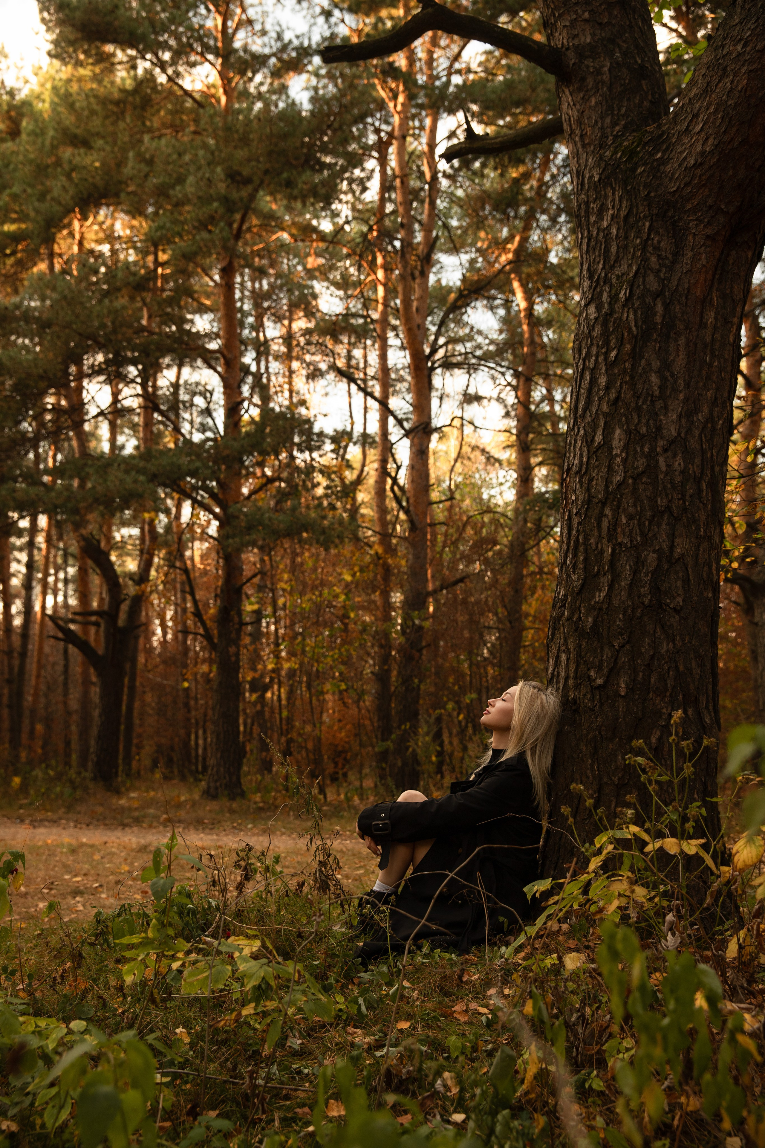 Машенька в лесу. Свадебный и портретный фотограф в Москве Мария Кравченко