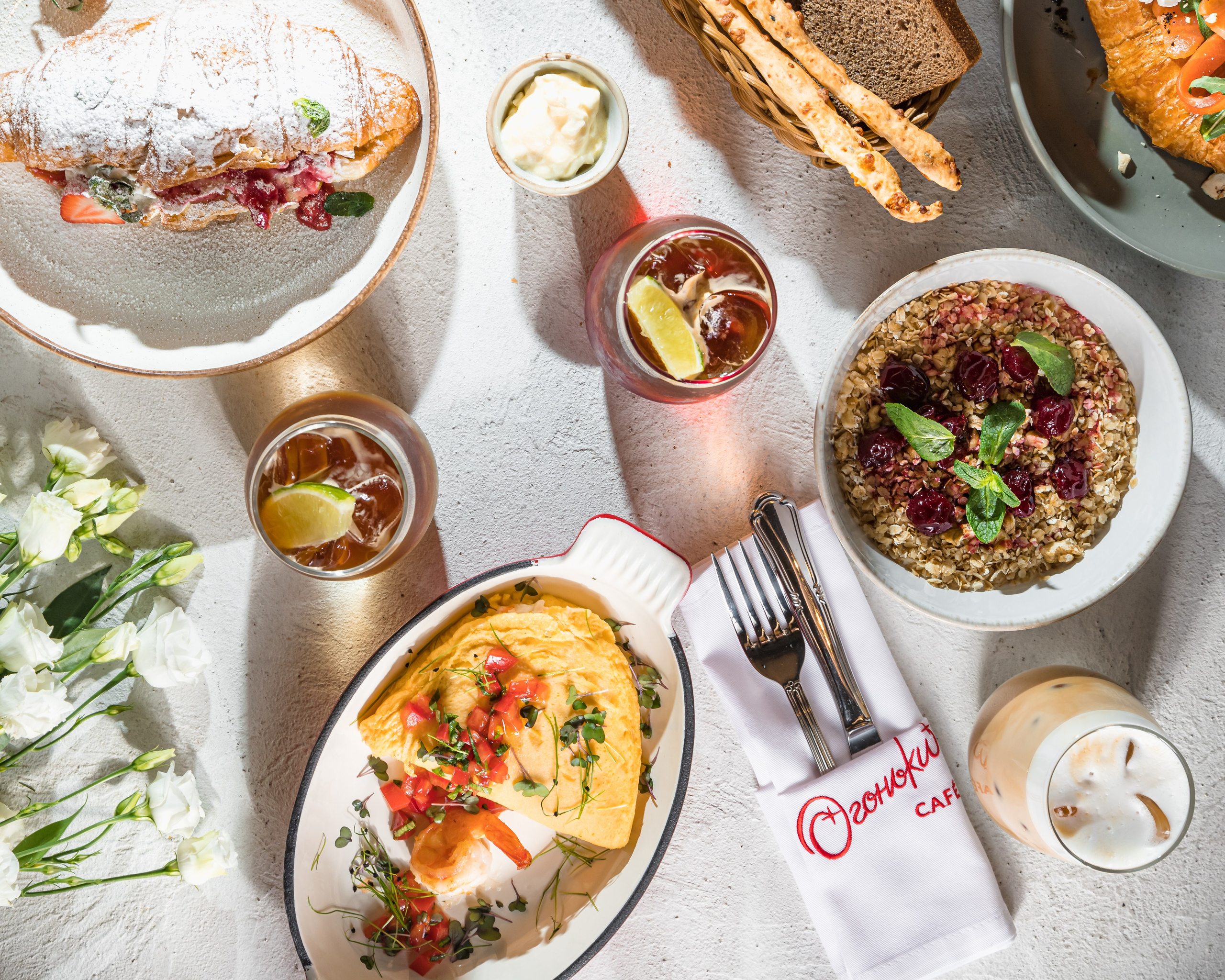 Съемка контента для ресторана Огоньки. Фотограф в Москве Татьяна Драгунова