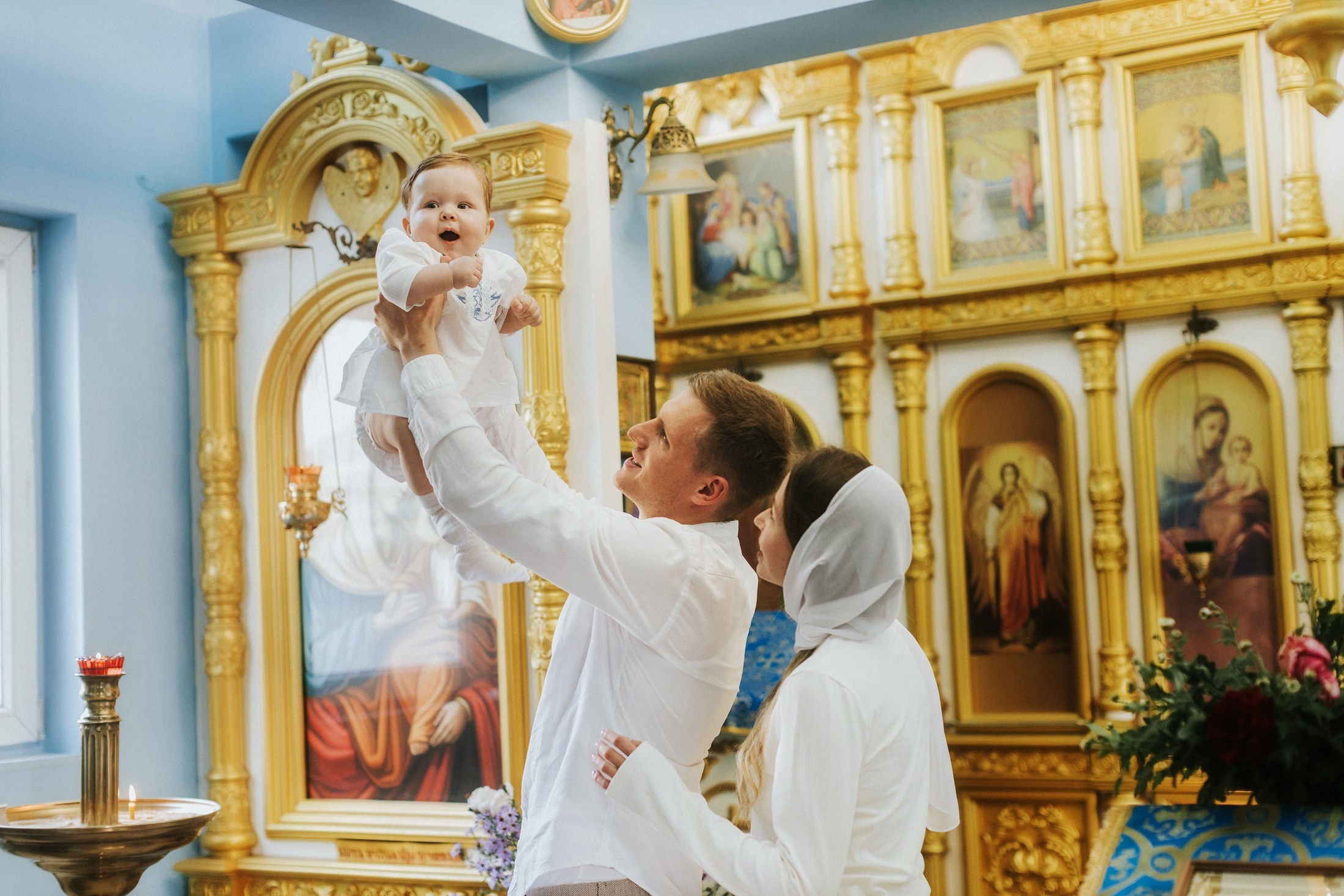 Таинство крещения. Фотографы в городе Волгограде — Людмила Агеева и Алексей Околелов