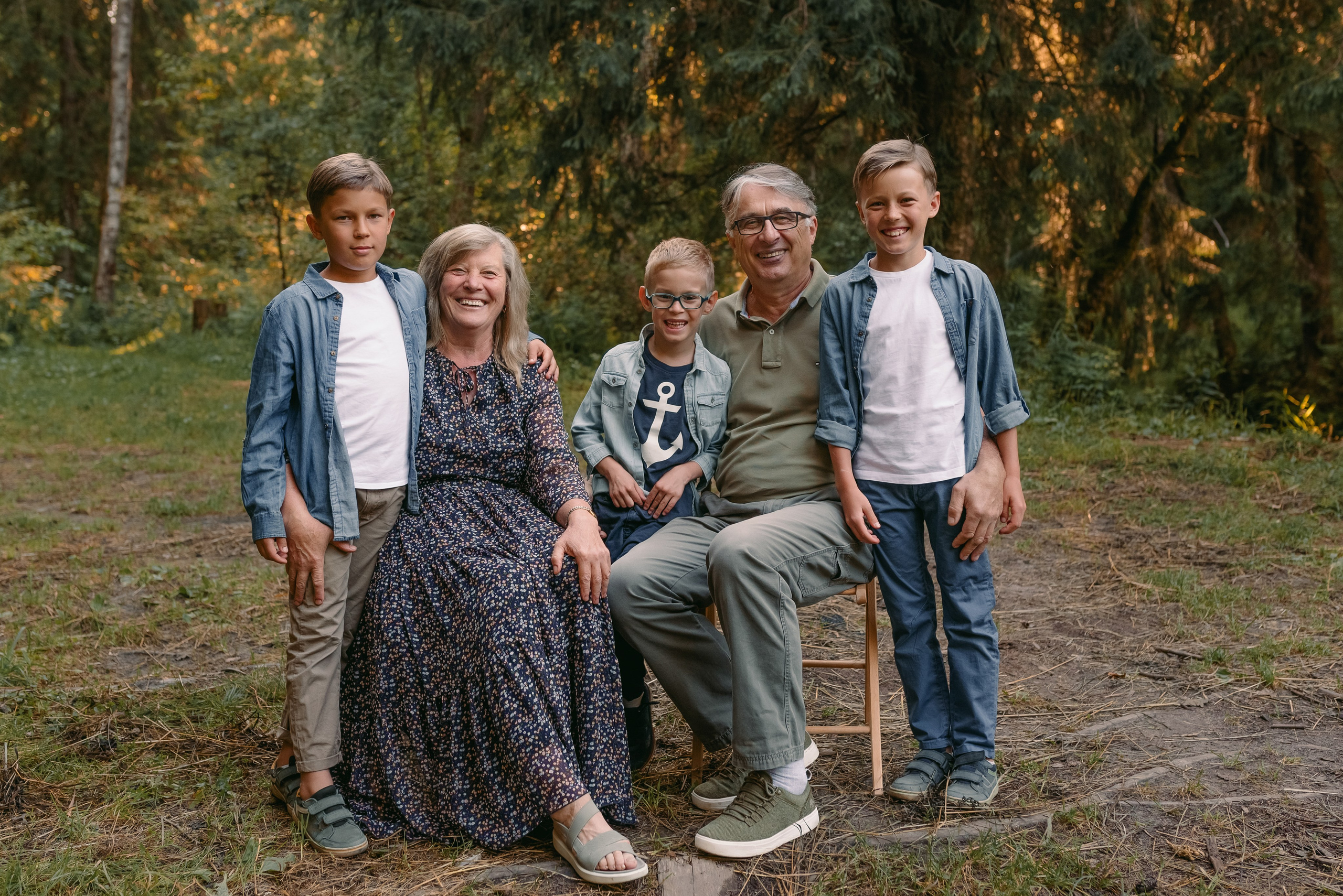 Семейная фотосессия на природе. Фотограф Юлия Кондратьева