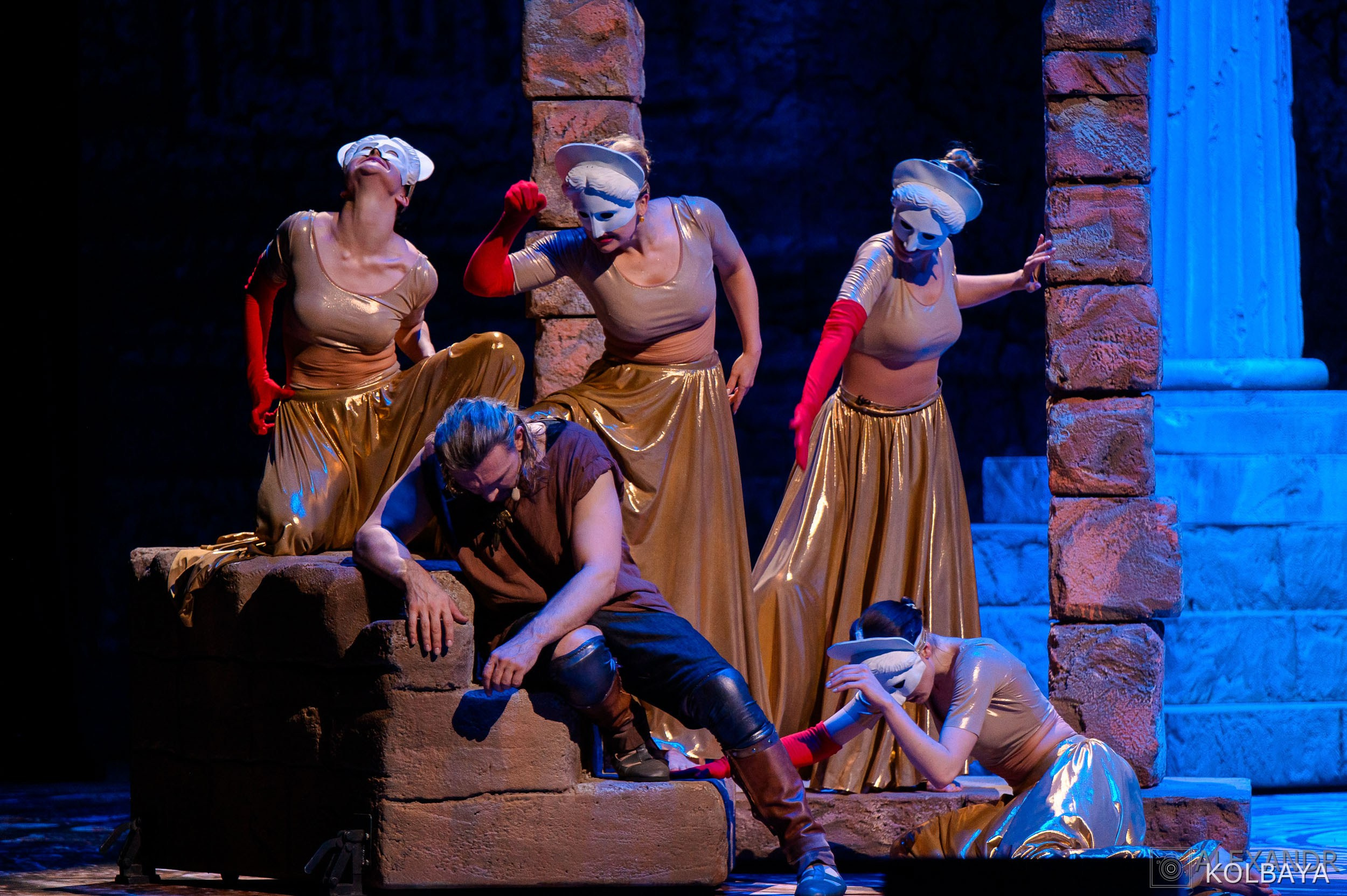 Фоторепортаж со спектакля Гладиатор в Театре Терезы Дуровой. Концертный и театральный репортажный фотограф в Москве Александр Колбая