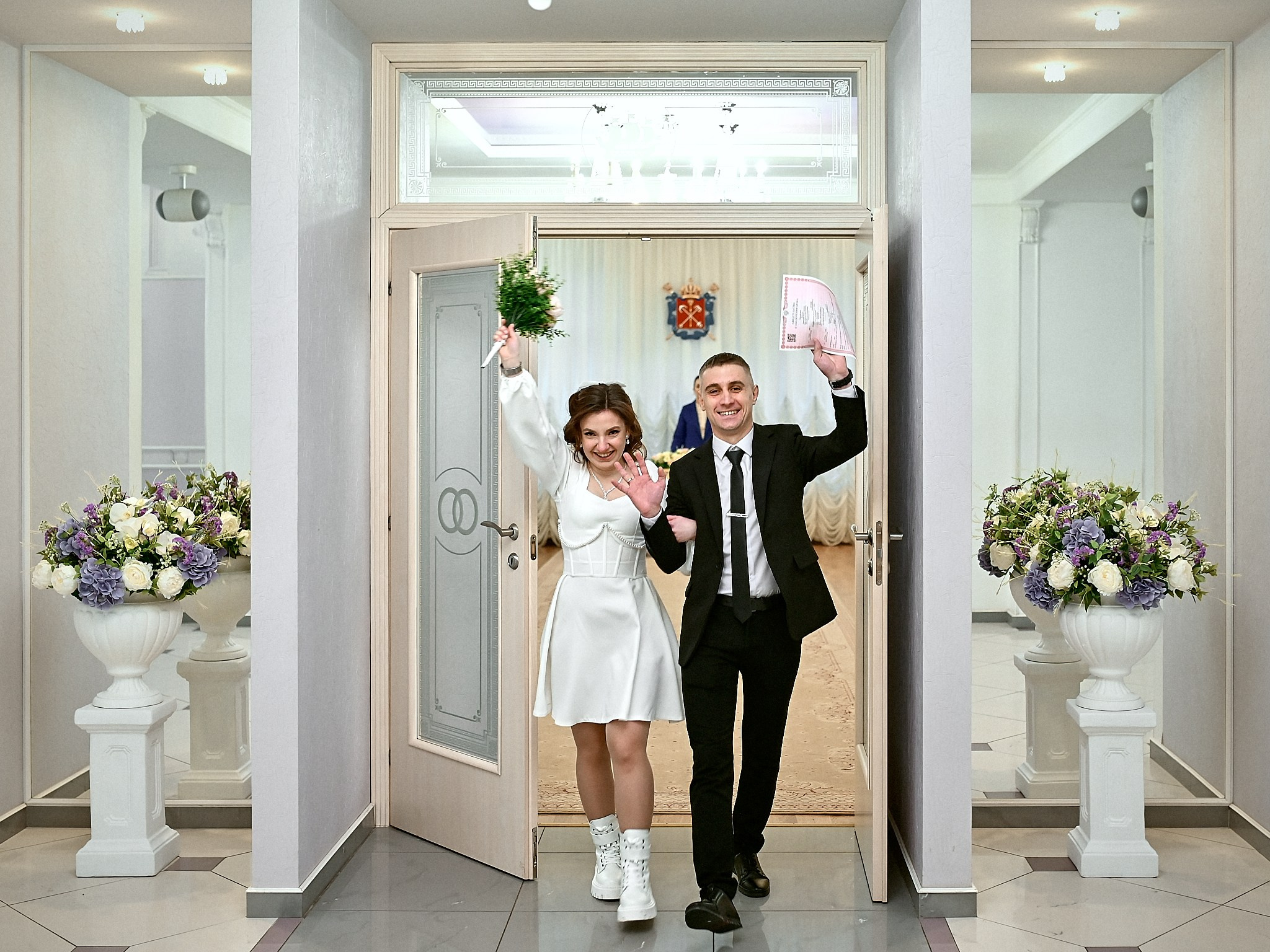 Дмитрий и Алёна. Свадебный фотограф в Санкт-Петербурге Славин Денис