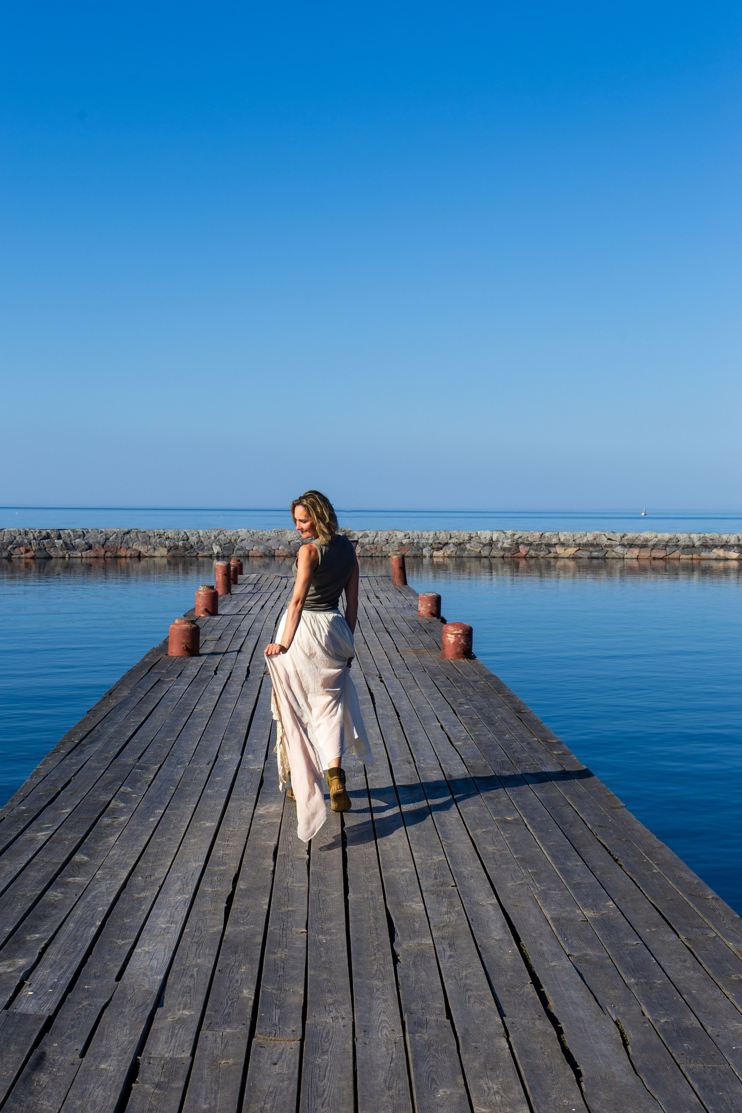 Юля на маяке. Портретный и семейный фотограф Санкт-Петербург