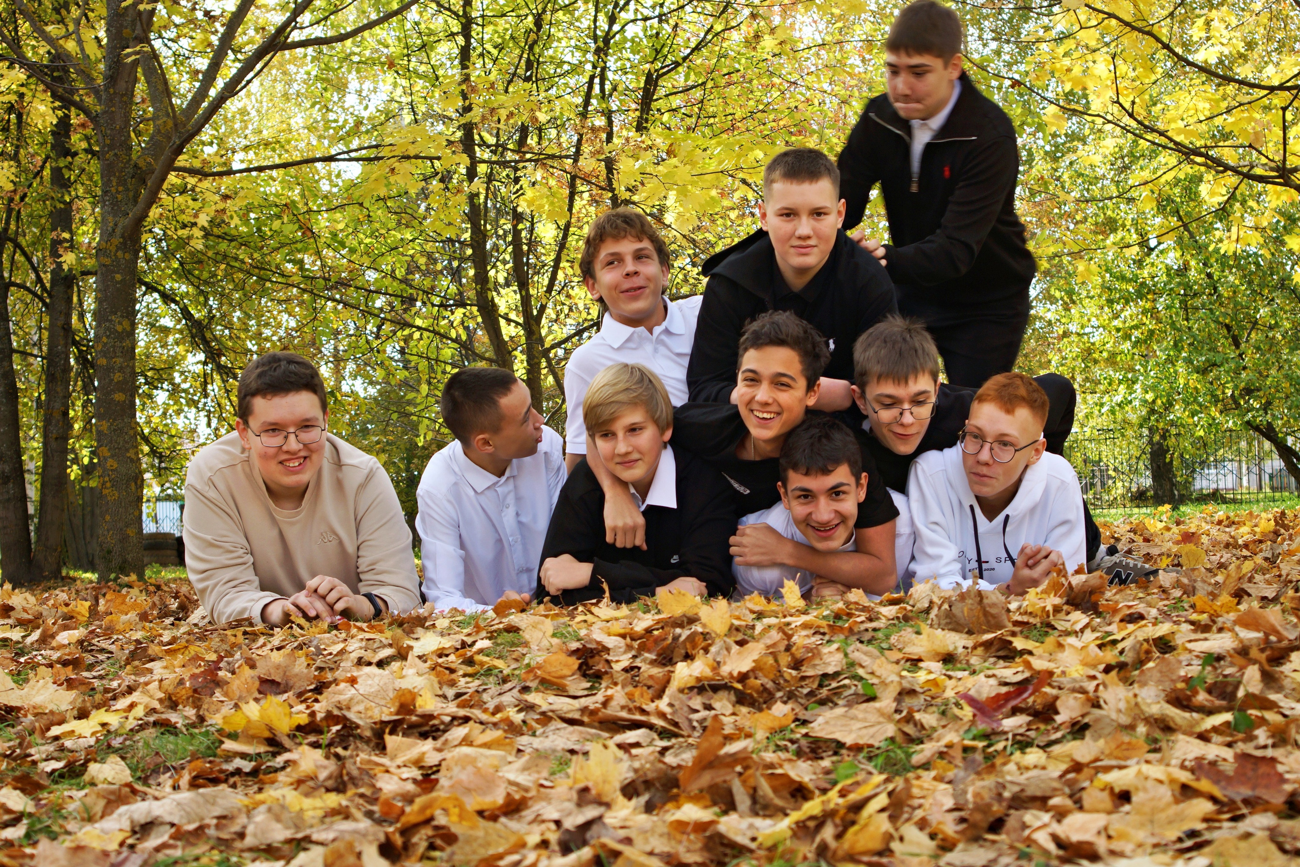 Осенняя фотосессия в школе г. Йошкар-Ола