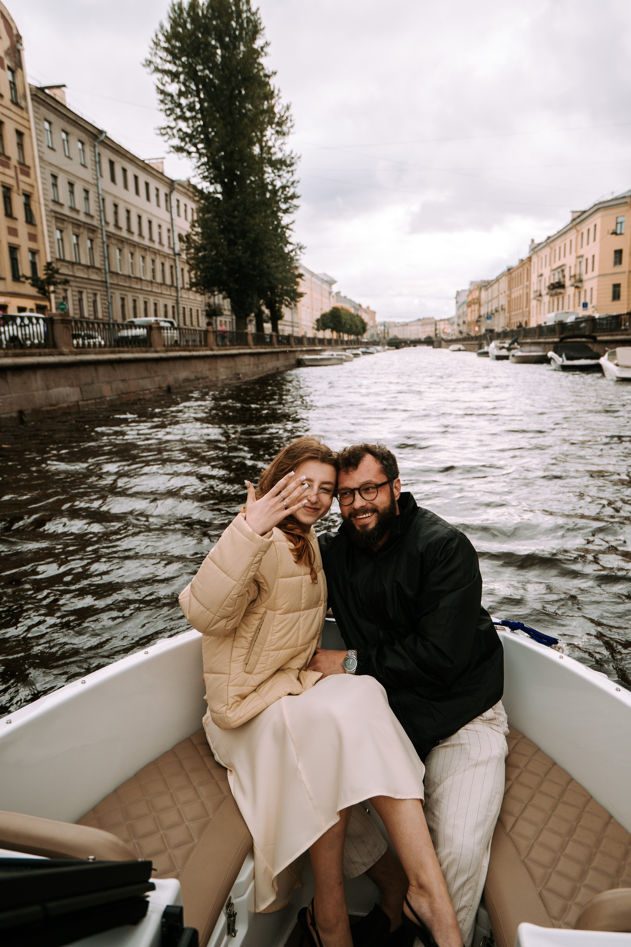 Предложение на корабле. Фотограф в Санкт-Петербурге