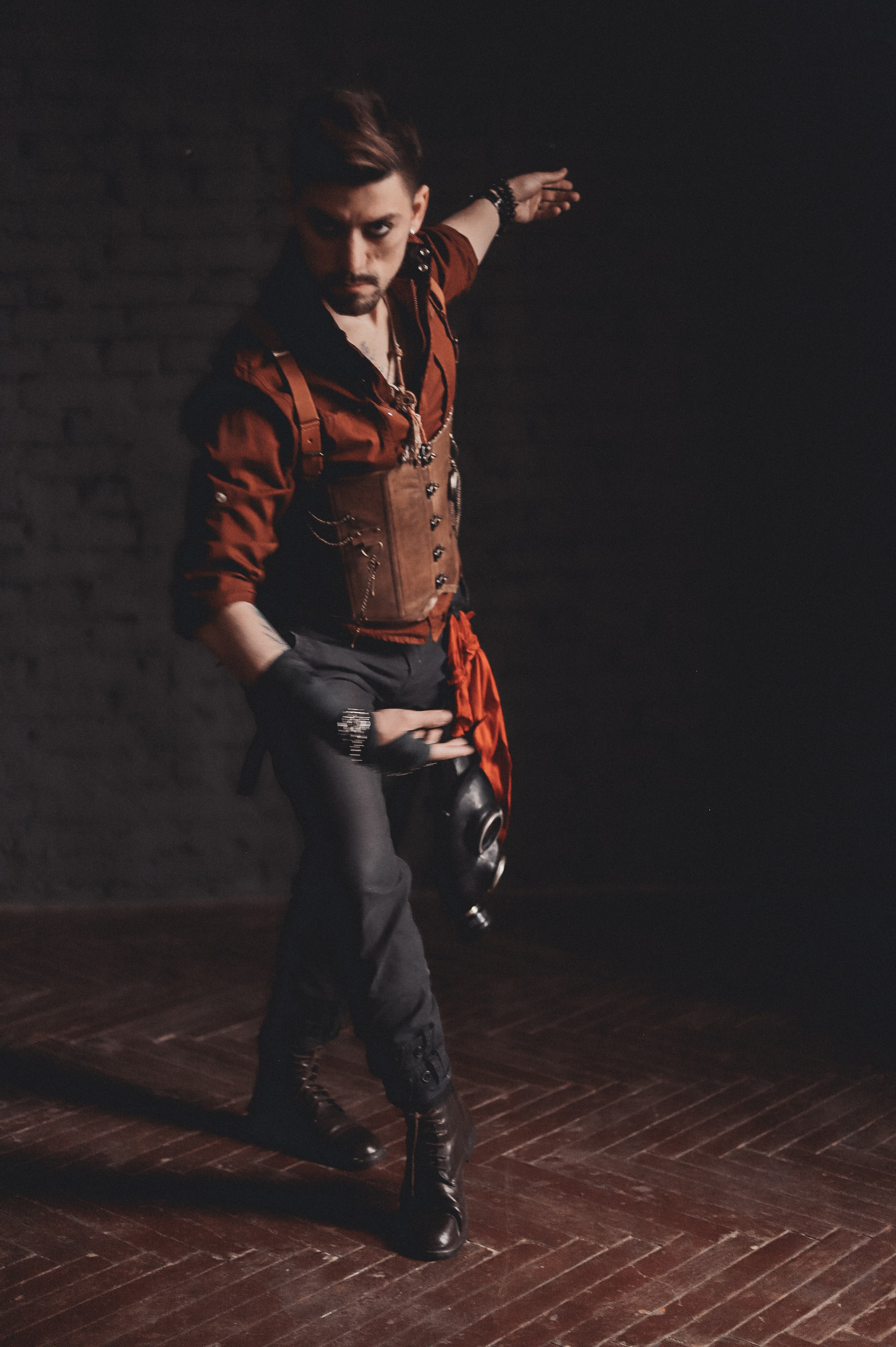 Фотопроект - Steam punks (проект с мужским корсетом). Семейный и женский фотограф Кемерово Мария Степ