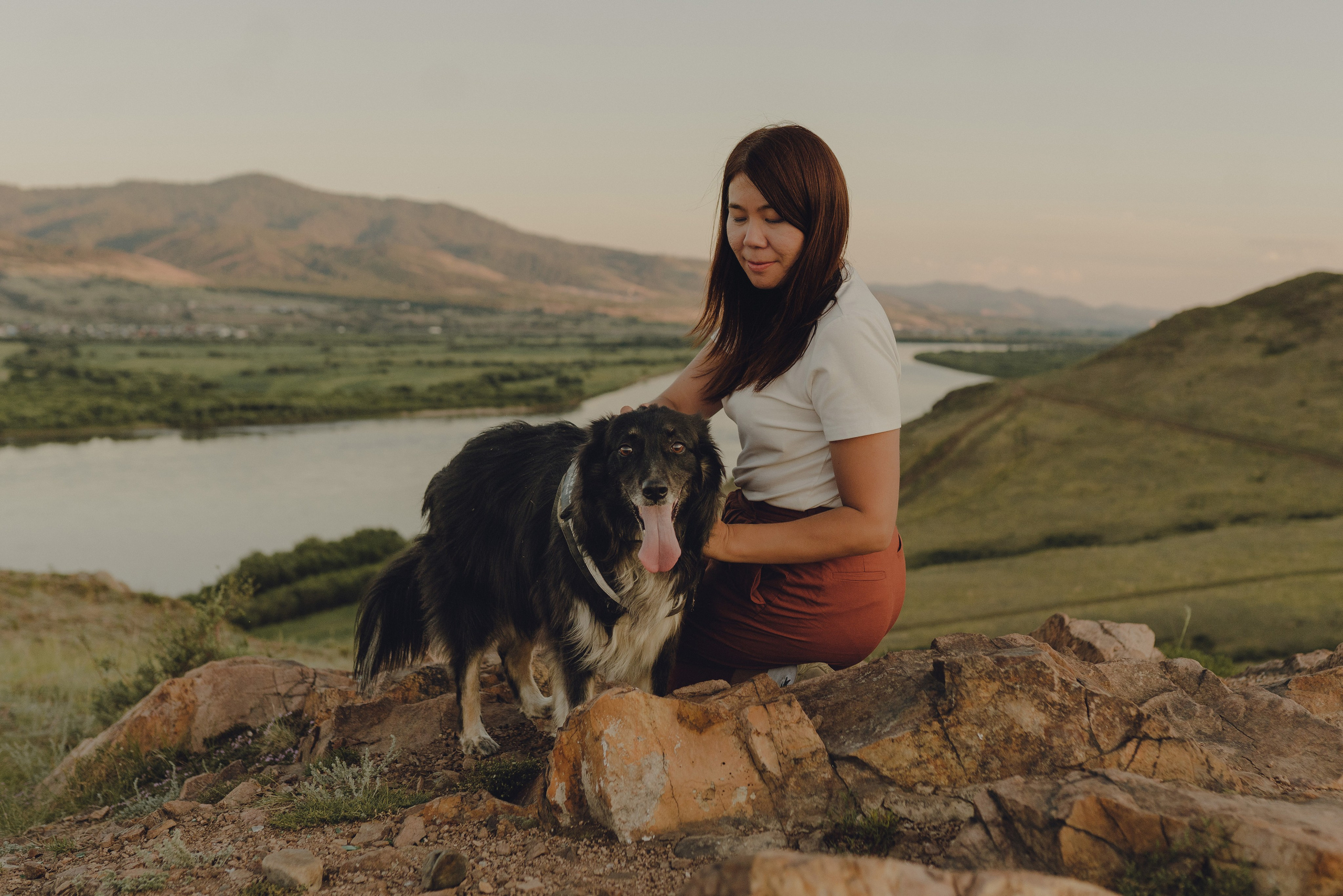 Настя и Умка. Фотограф анималист в Спб недорого Олеся Майорова