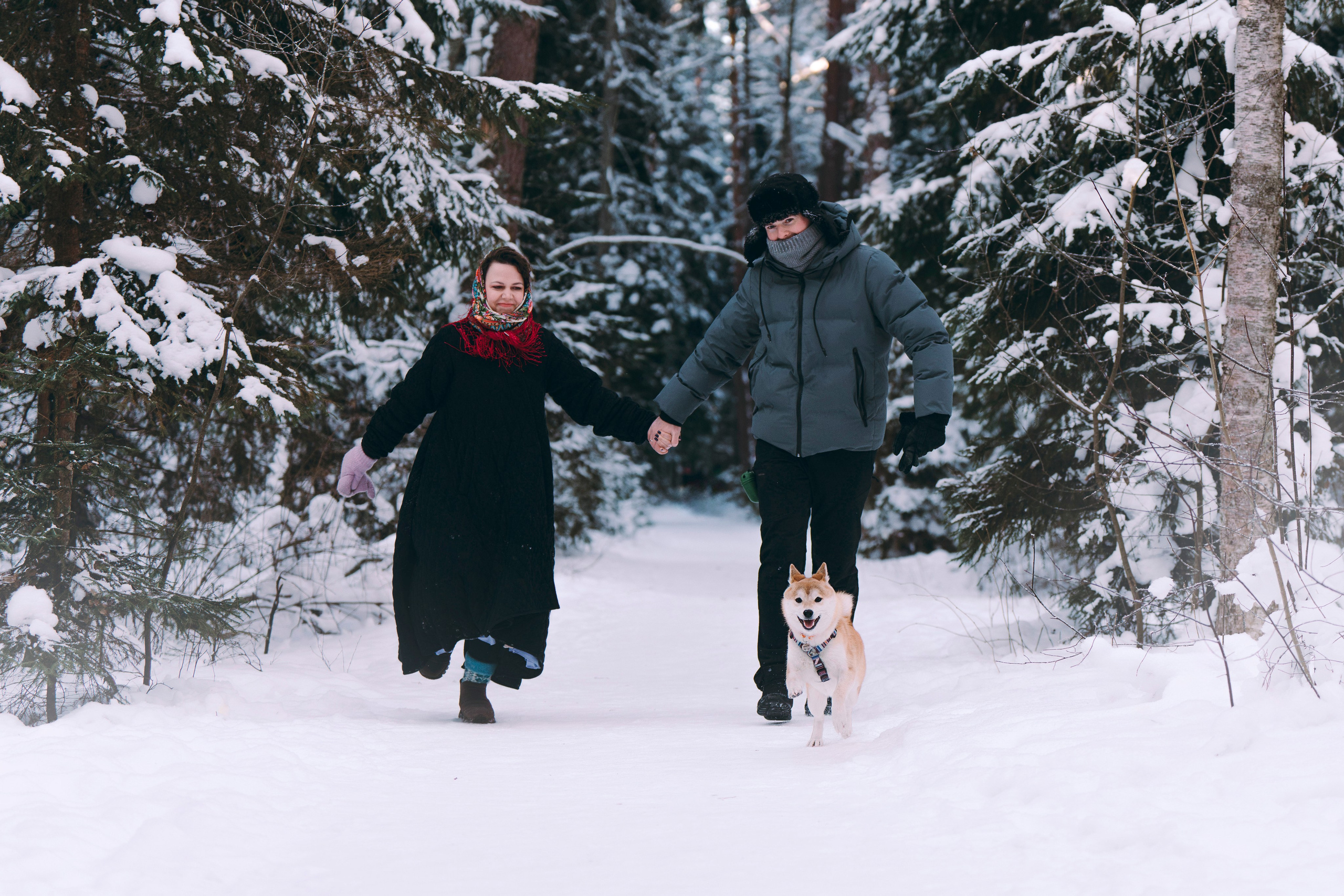 Каори, Анна и Антон. Фотограф анималист в Спб недорого Олеся Майорова