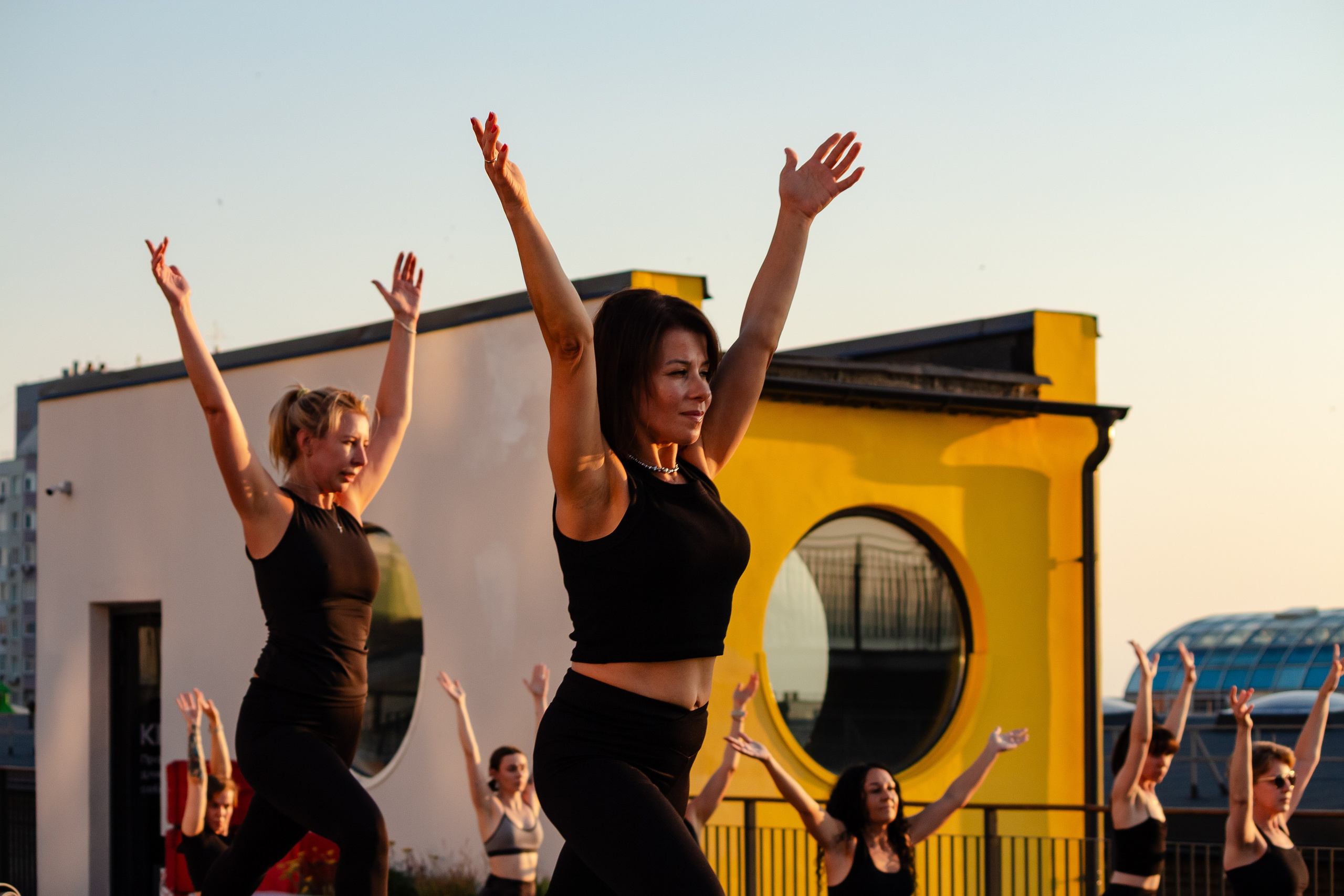 Йога на крыше Станкзавода. Александр Носов. Портретный и репортажный фотограф в Самаре