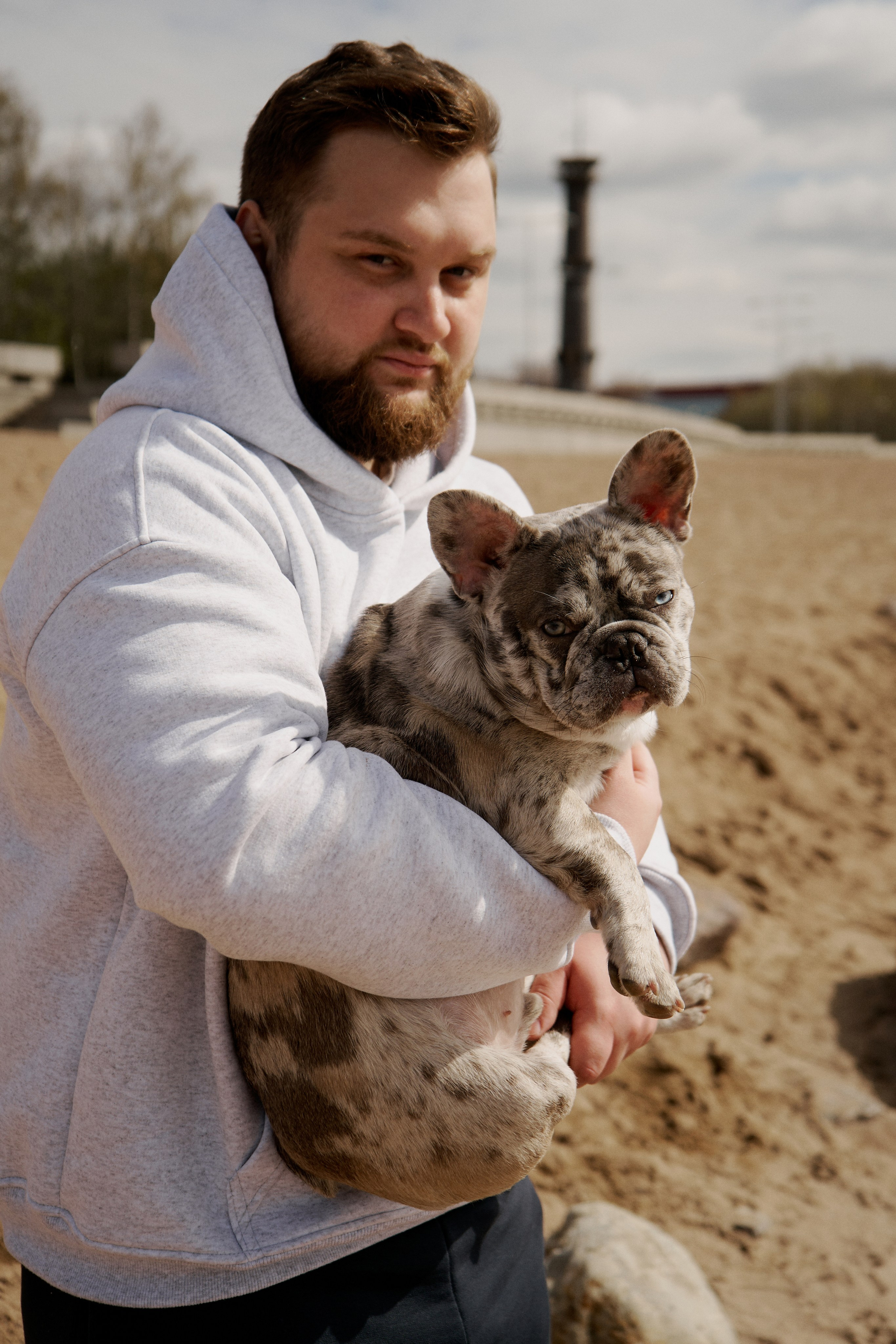 Фотосессия с собакой на заливе. Фотограф / Санкт-Петербург / Галина Никонова