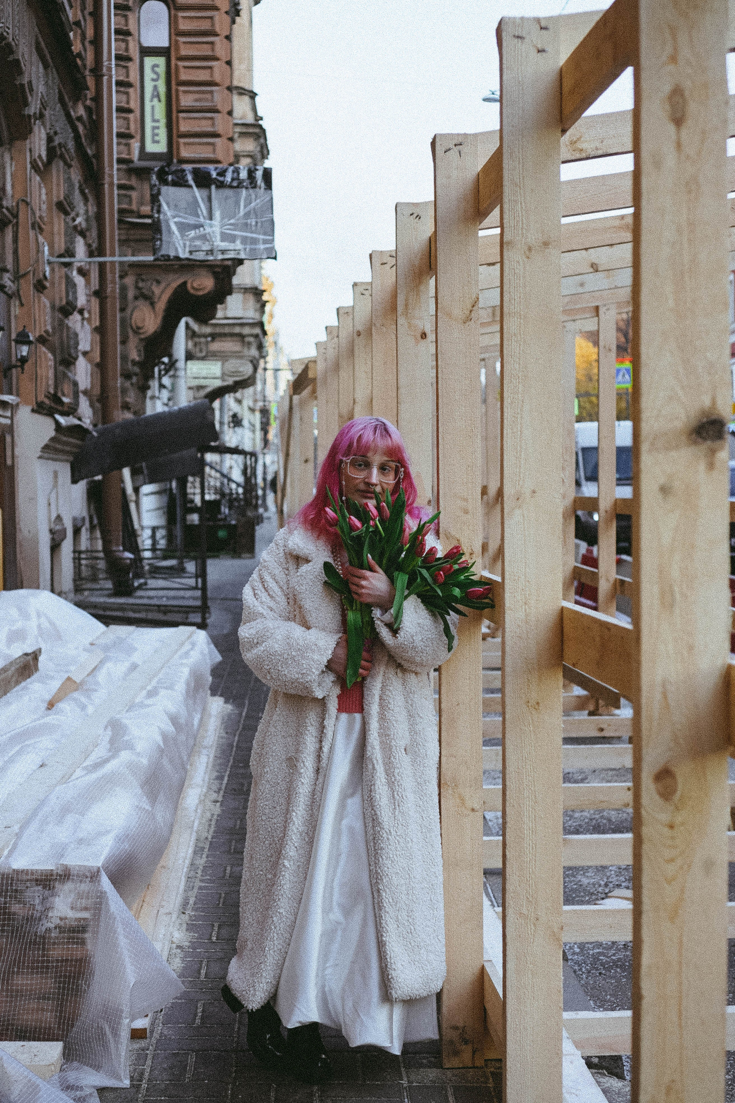 Прогулочная фотосессия с тюльпанами. Профессиональный фотограф, Санкт-Петербург — Виктория Богомолова